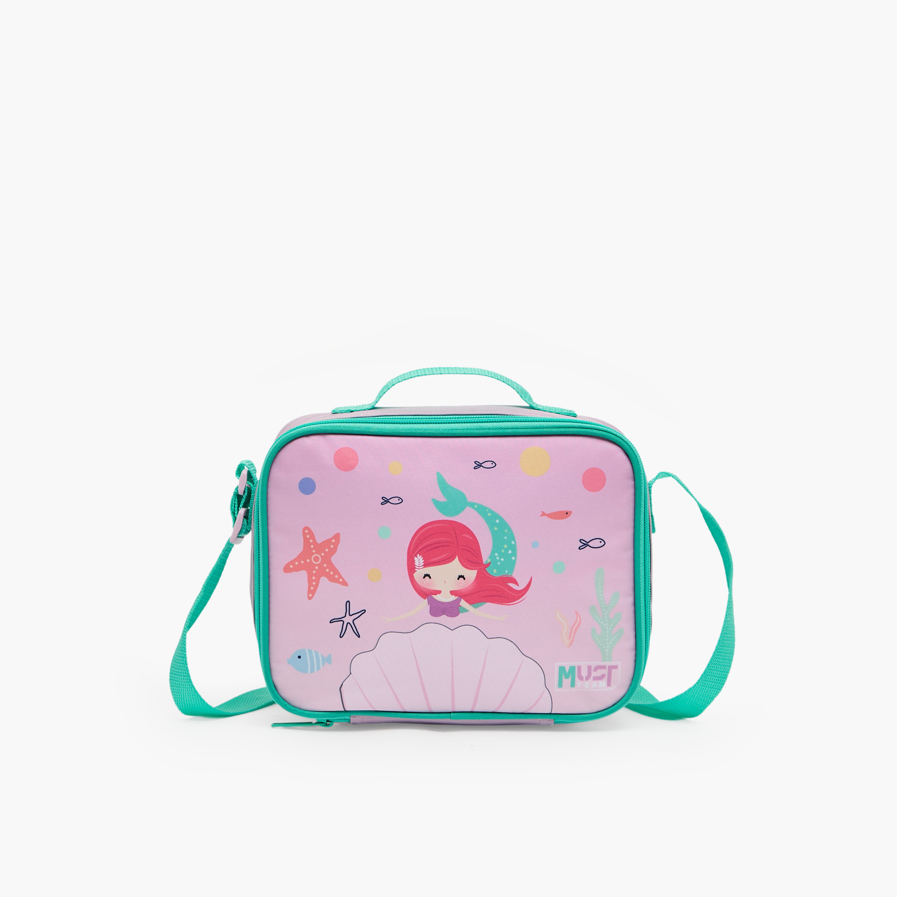 MustTeam Mermaid Print 3-Piece Backpack Set for Girls 2-5 Years with Lunch Box and Pouch - 12 inches-school-bagsandbackpacks-backpacks-image-12