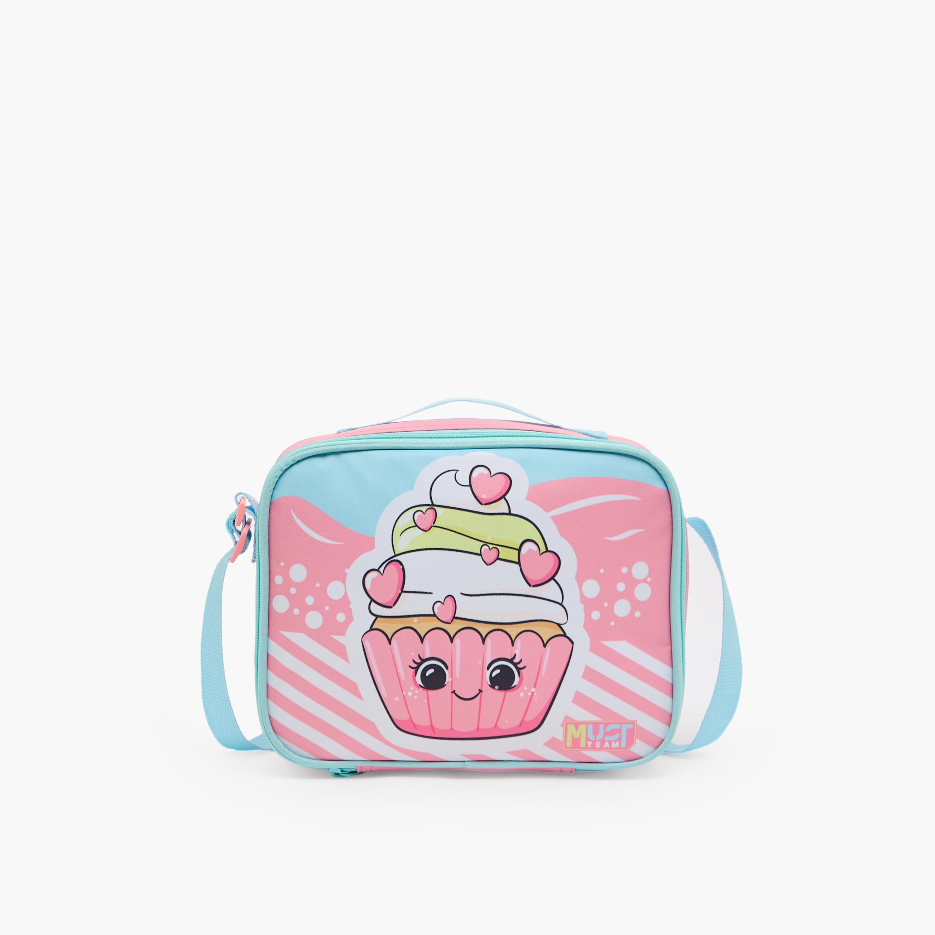 MustTeam Printed 3-Piece School Trolley Bag Set for Girls 2-5 Years with Lunch Bag - 12 inches-school-bagsandbackpacks-trolleybags-image-15