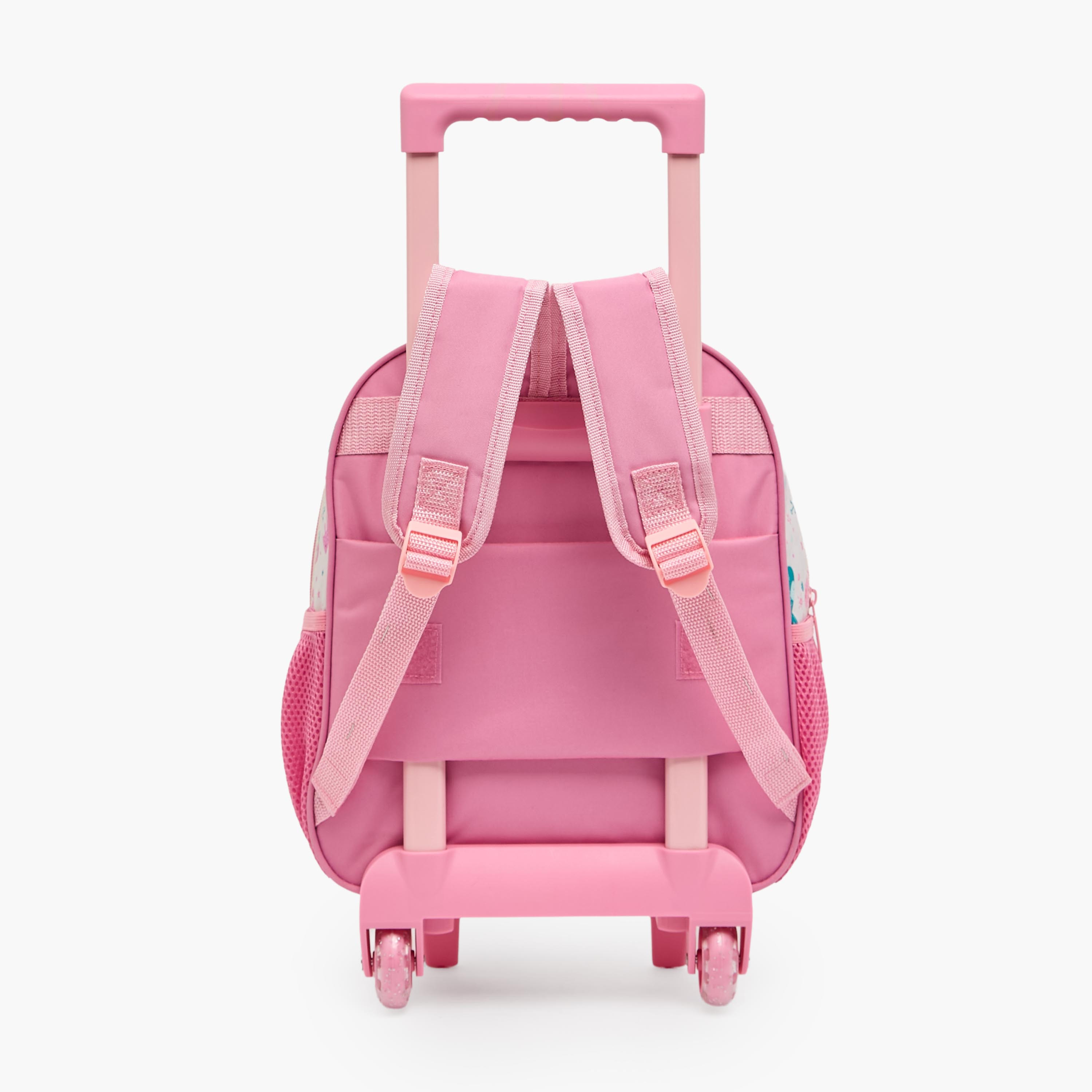 طقم شنطة ترولي مدرسية 3 قطع للبنات 2-5 سنوات مع شنطة غداء من مست تيم - 12 بوصة-school-bagsandbackpacks-trolleybags-image-11