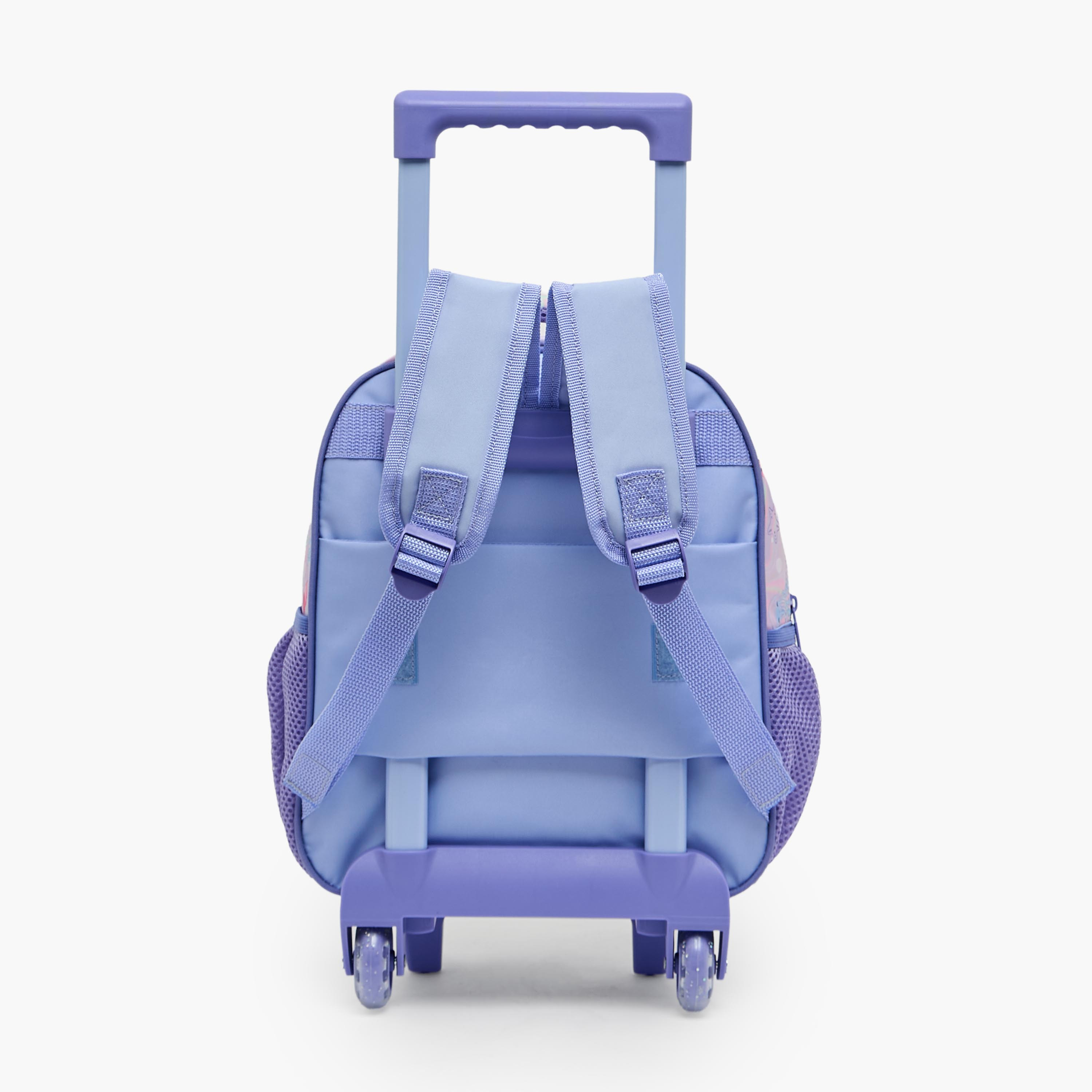 طقم شنطة ترولي مدرسية 3 قطع للبنات 5-8 سنوات مع شنطة غداء وطبعات من مست تيم - 12 بوصة-school-bagsandbackpacks-trolleybags-image-12