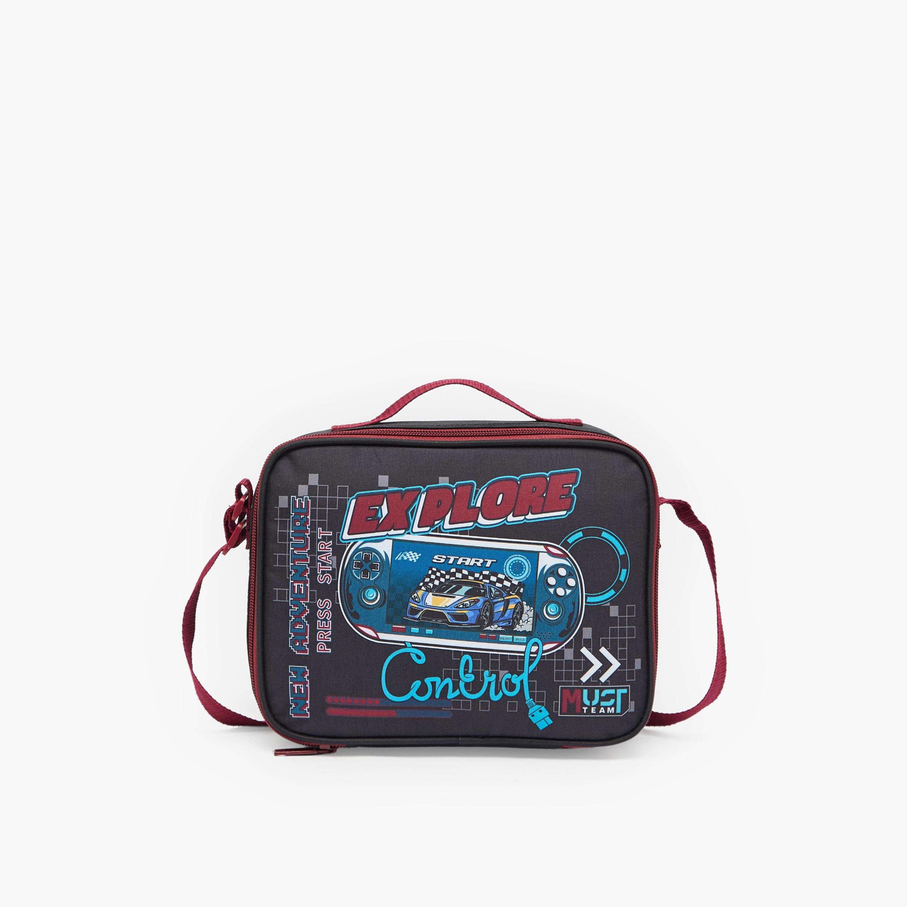 MustTeam Game Print 5-Piece Backpack School Bag Set for Boys 5-8 Years with Lunch Bag - 16 inches-school-bagsandbackpacks-backpacks-image-12
