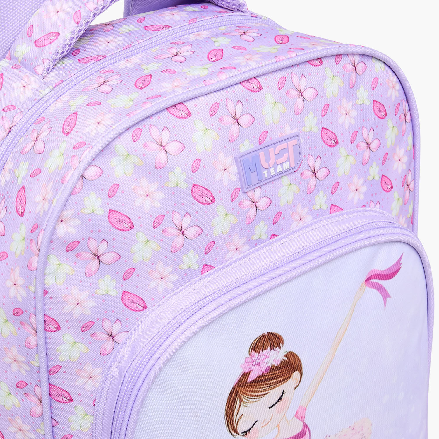 طقم شنطة ظهر 5 قطع للبنات 5-8 سنوات مع شنطة وصندوق غداء وطبعات من مست تيم - 16 بوصة-school-bagsandbackpacks-backpacks-image-5