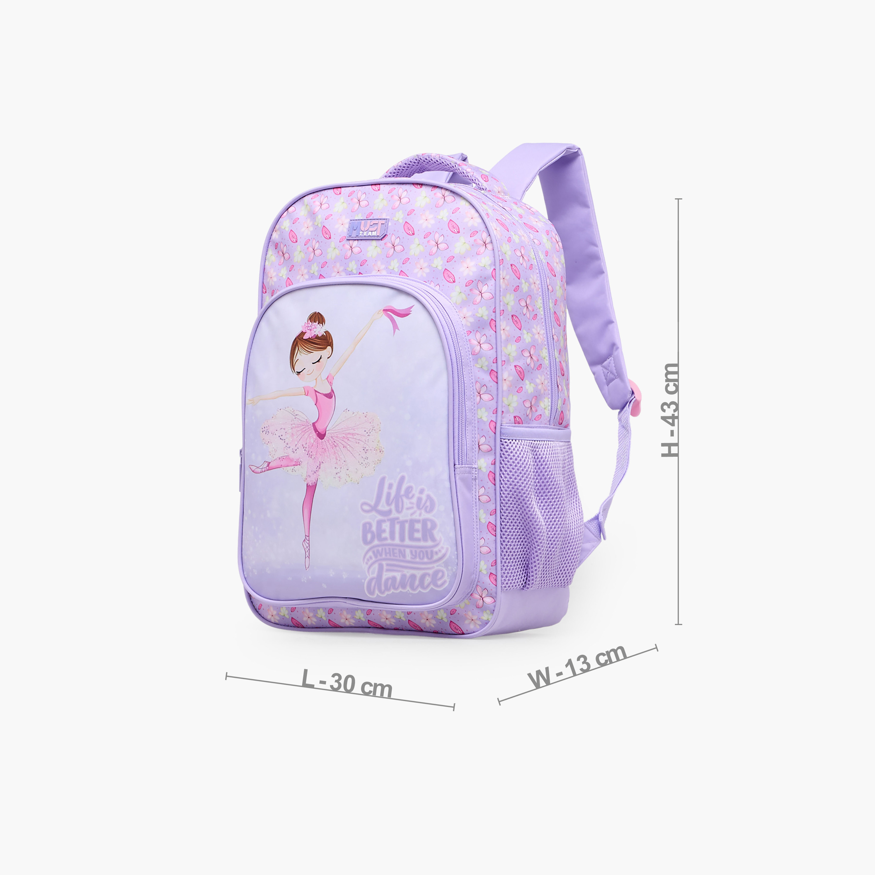 طقم شنطة ظهر 5 قطع للبنات 5-8 سنوات مع شنطة وصندوق غداء وطبعات من مست تيم - 16 بوصة-school-bagsandbackpacks-backpacks-image-8
