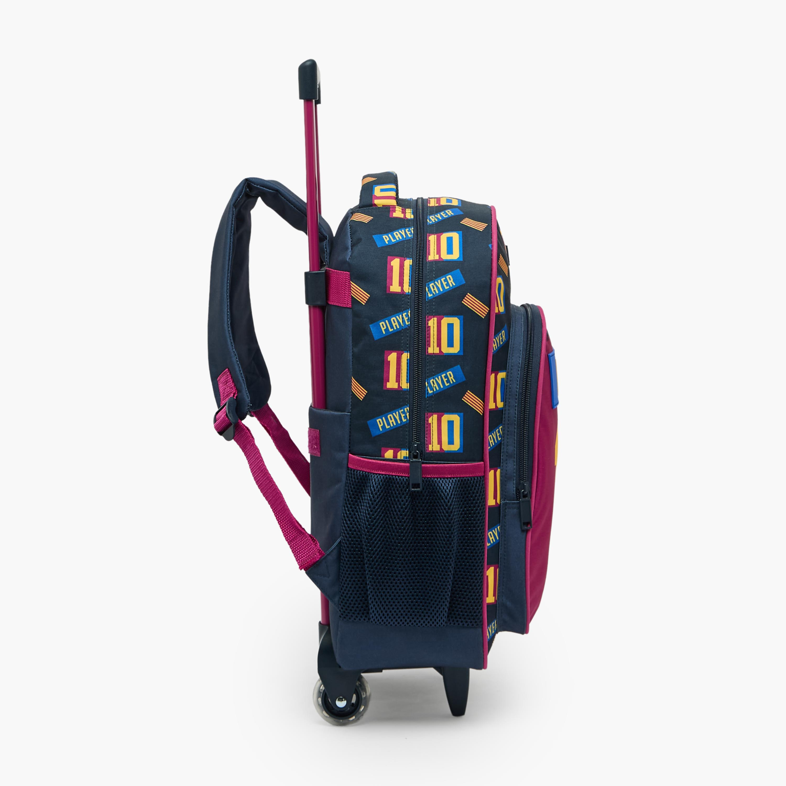 MustTeam Printed 5-Piece School Trolley Bag Set for Boys 5-8 Years with Lunch Bag - 16 inches-school-bagsandbackpacks-trolleybags-image-11