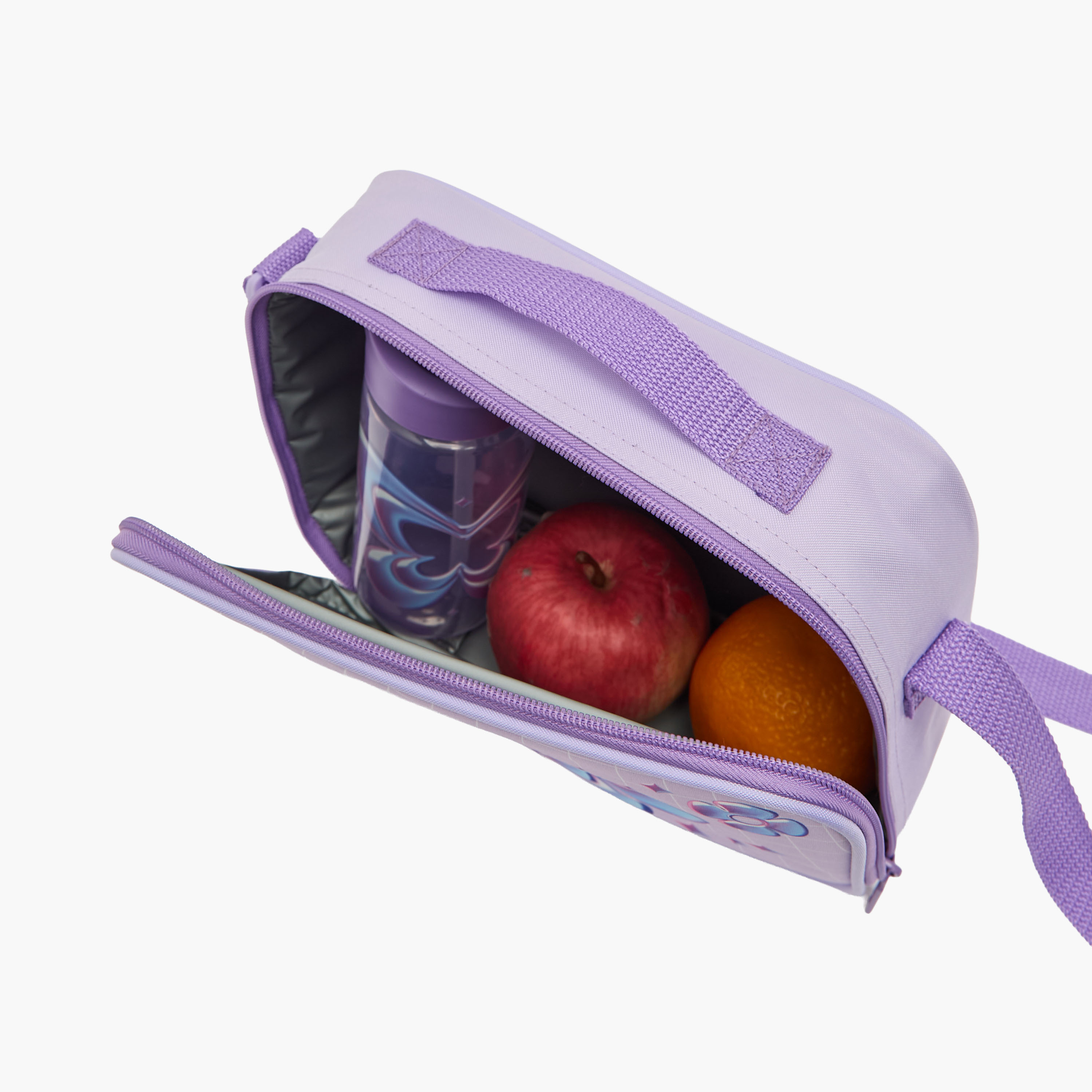 MustTeam Butterfly Print 5-Piece Trolley School Bag Set for Girls 5-8 Years with Lunch Box-16 inches-school-bagsandbackpacks-trolleybags-image-12