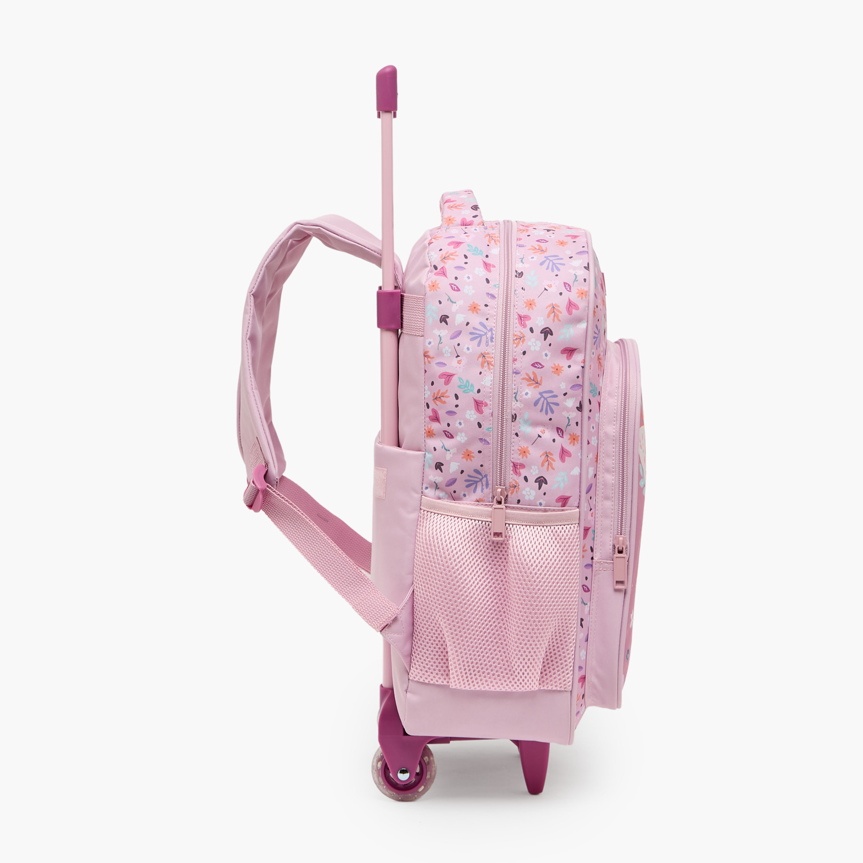 MustTeam Butterfly 5-Piece Trolley School Bag Set for Girls 5-8 Years with Lunch Box - 16 inches-school-bagsandbackpacks-trolleybags-image-10