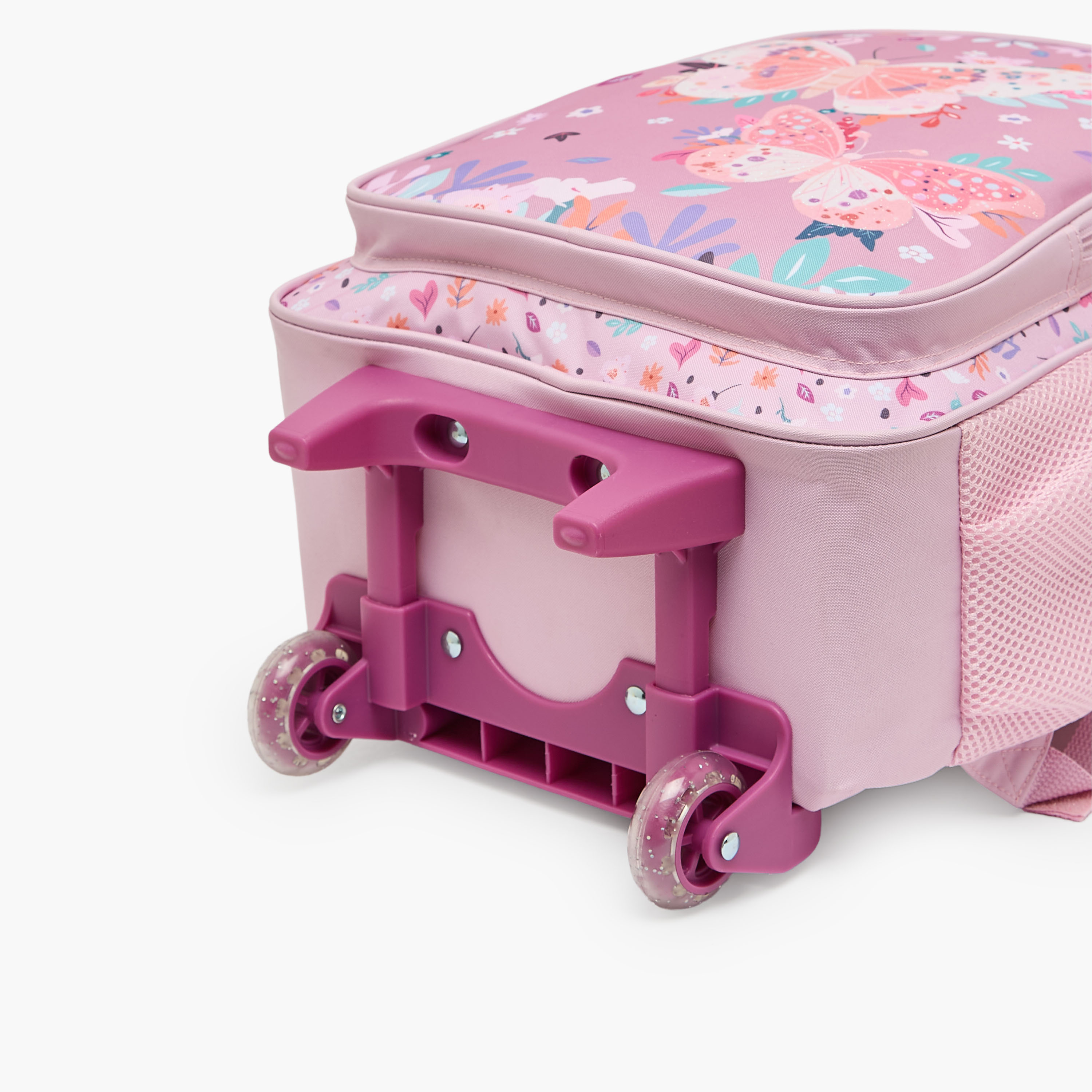 MustTeam Butterfly 5-Piece Trolley School Bag Set for Girls 5-8 Years with Lunch Box - 16 inches-school-bagsandbackpacks-trolleybags-image-13