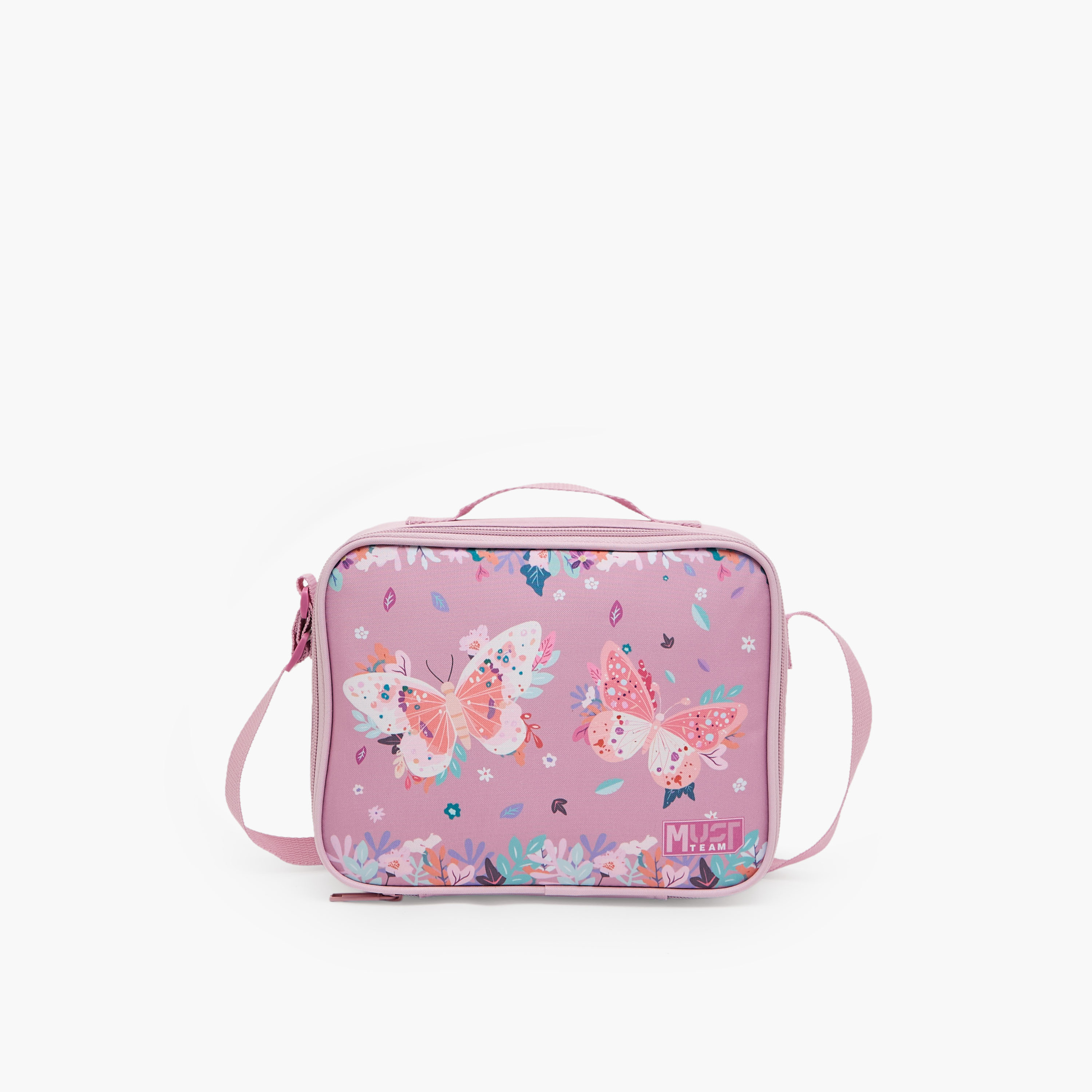 MustTeam Butterfly 5-Piece Trolley School Bag Set for Girls 5-8 Years with Lunch Box - 16 inches-school-bagsandbackpacks-trolleybags-image-14