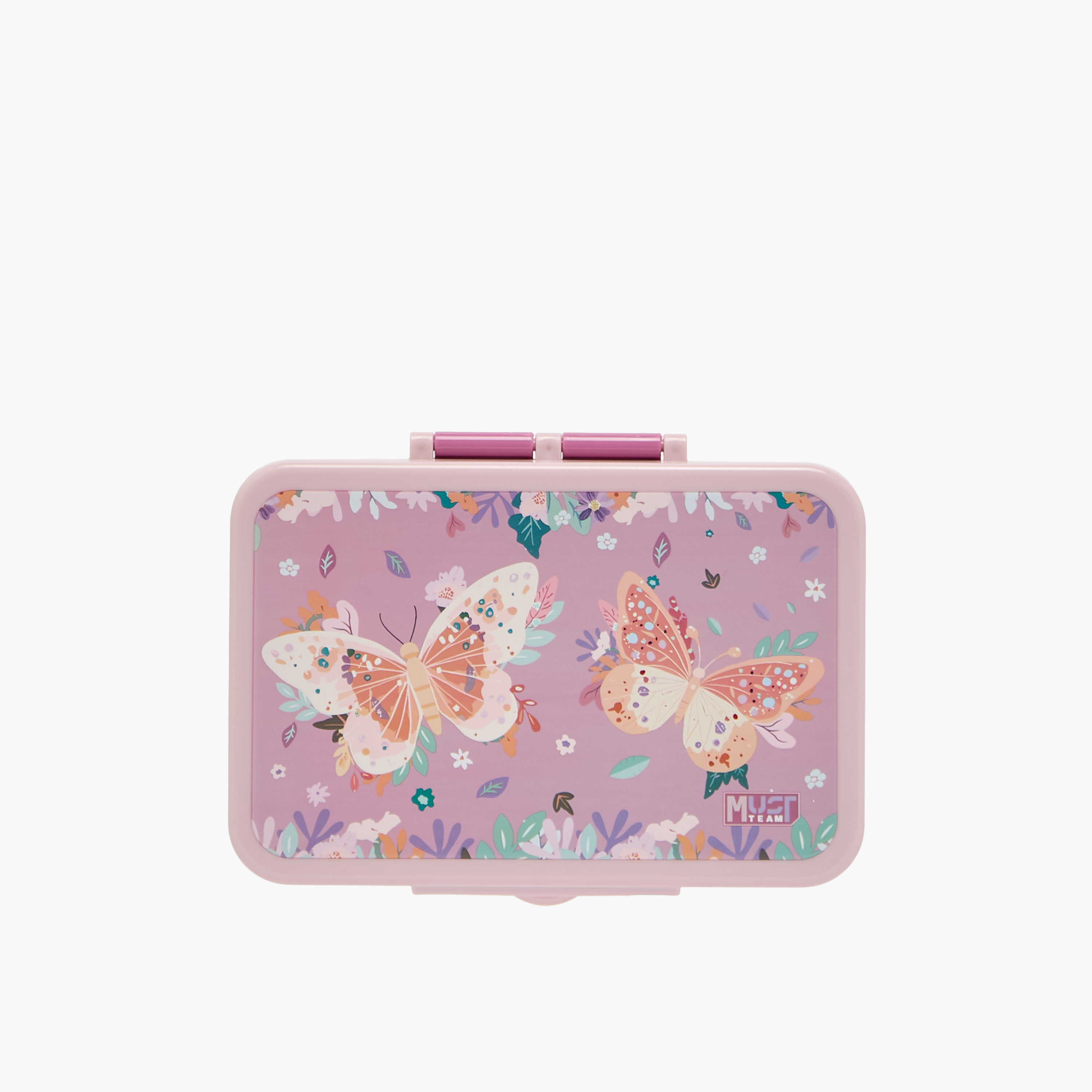 MustTeam Butterfly 5-Piece Trolley School Bag Set for Girls 5-8 Years with Lunch Box - 16 inches-school-bagsandbackpacks-trolleybags-image-16