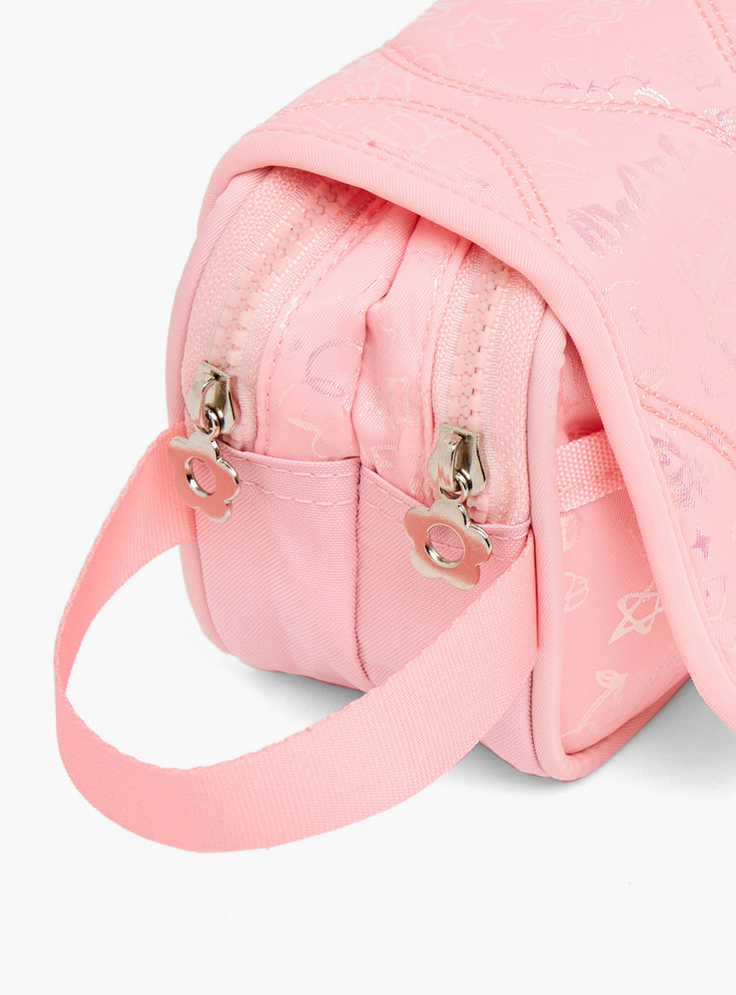مقلمة مبطنة بقسمين من ميسي-school-stationery-pencilcases-image-6