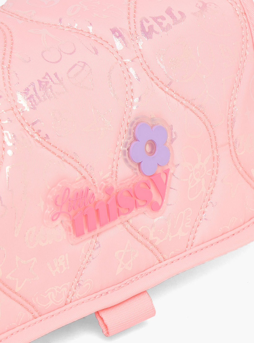 مقلمة مبطنة بقسمين من ميسي-school-stationery-pencilcases-image-7