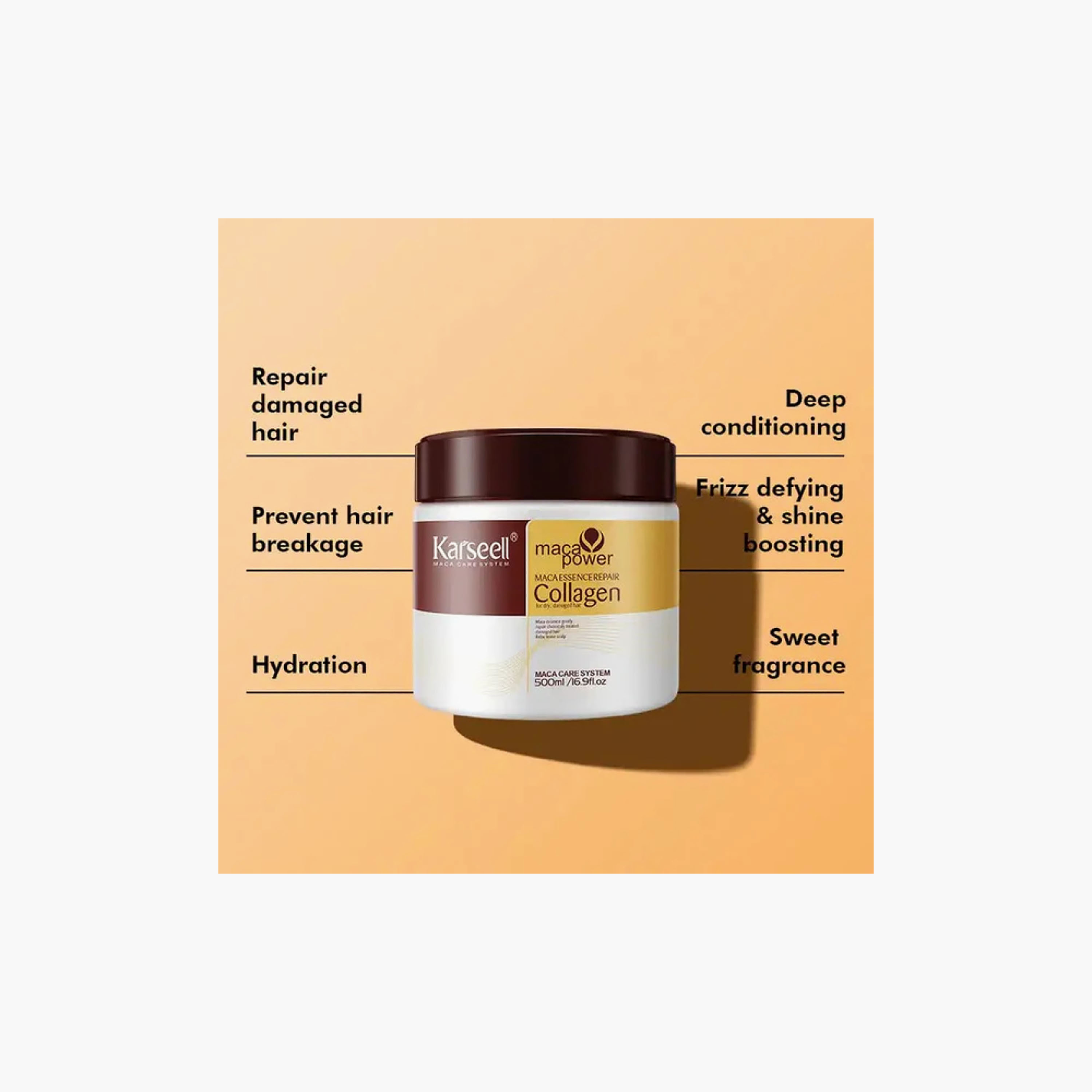 Carsil Dry & Frizzy Hair Mask With Collagen 500 Ml-beautyandpersonalcare-hair-haircare-hairmasksandcreams-image-7