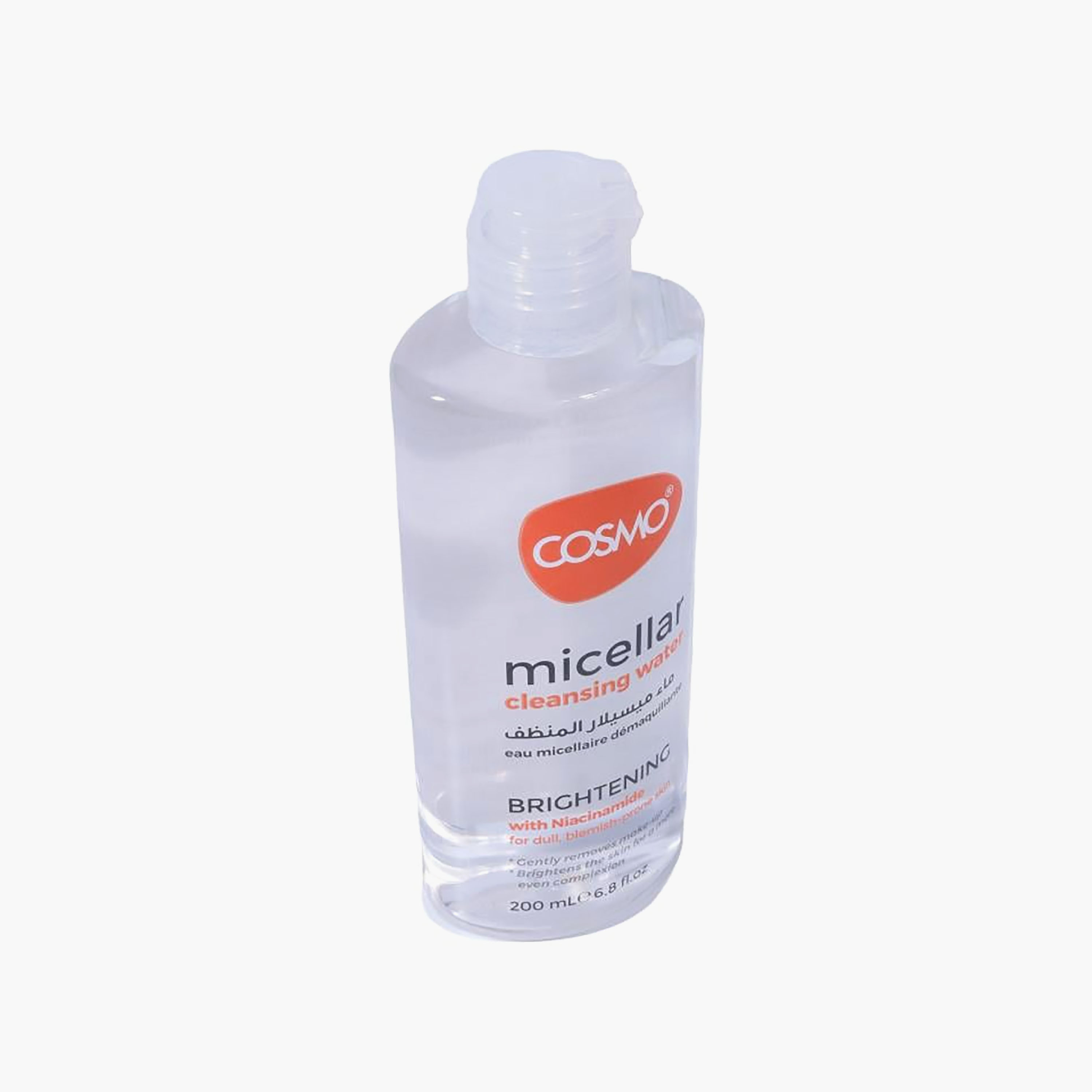 ماء ميسيلار لتفتيح وتنظيف البشرة مع النياسيناميد من كوزمو - 200 مل-beautyandpersonalcare-skin-cleansers-micellarwater-image-2