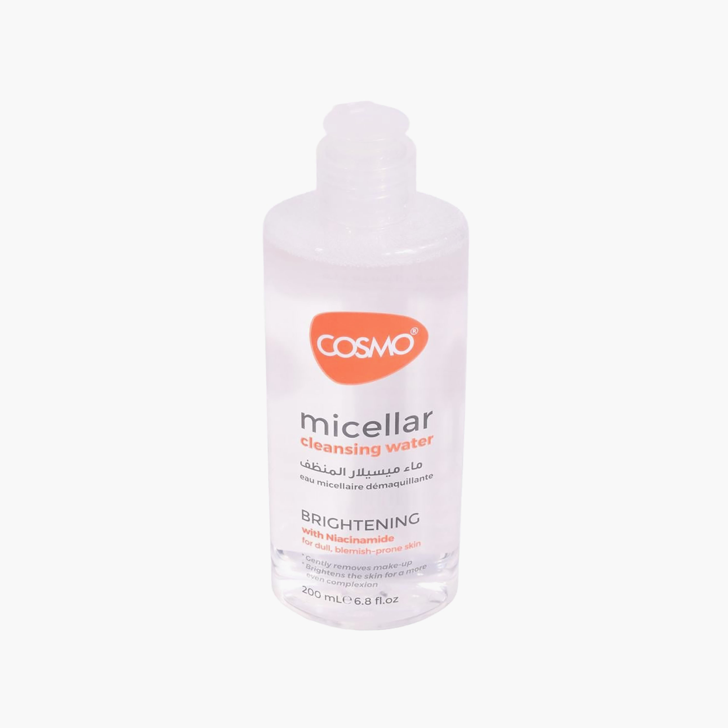 ماء ميسيلار لتفتيح وتنظيف البشرة مع النياسيناميد من كوزمو - 200 مل-beautyandpersonalcare-skin-cleansers-micellarwater-image-3