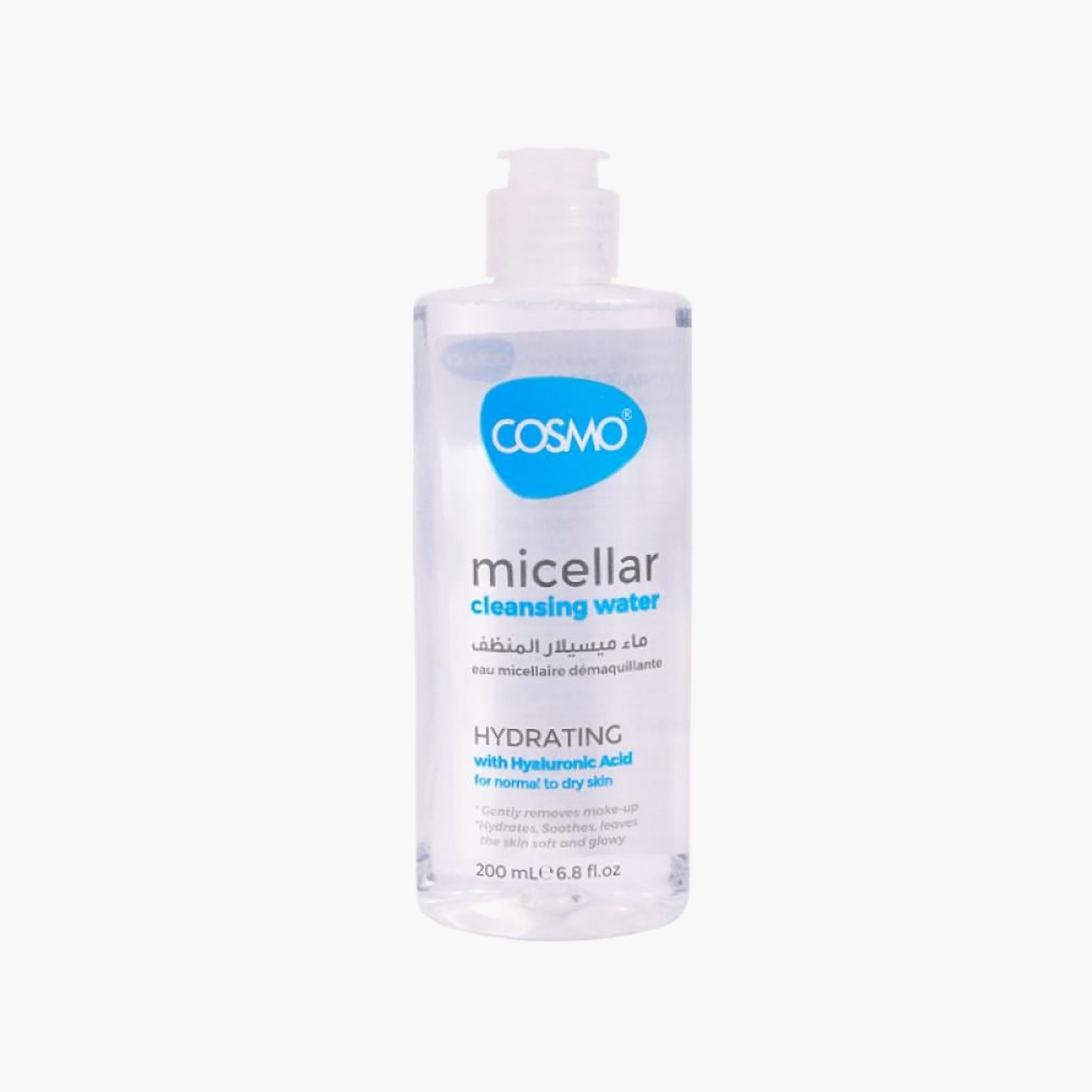 Cosmo Micellar Cleansing Water Hydrating with Hyaluronic Acid 200 ml-beautyandpersonalcare-kbeauty-skin-cleansers-micellarwater-image-1