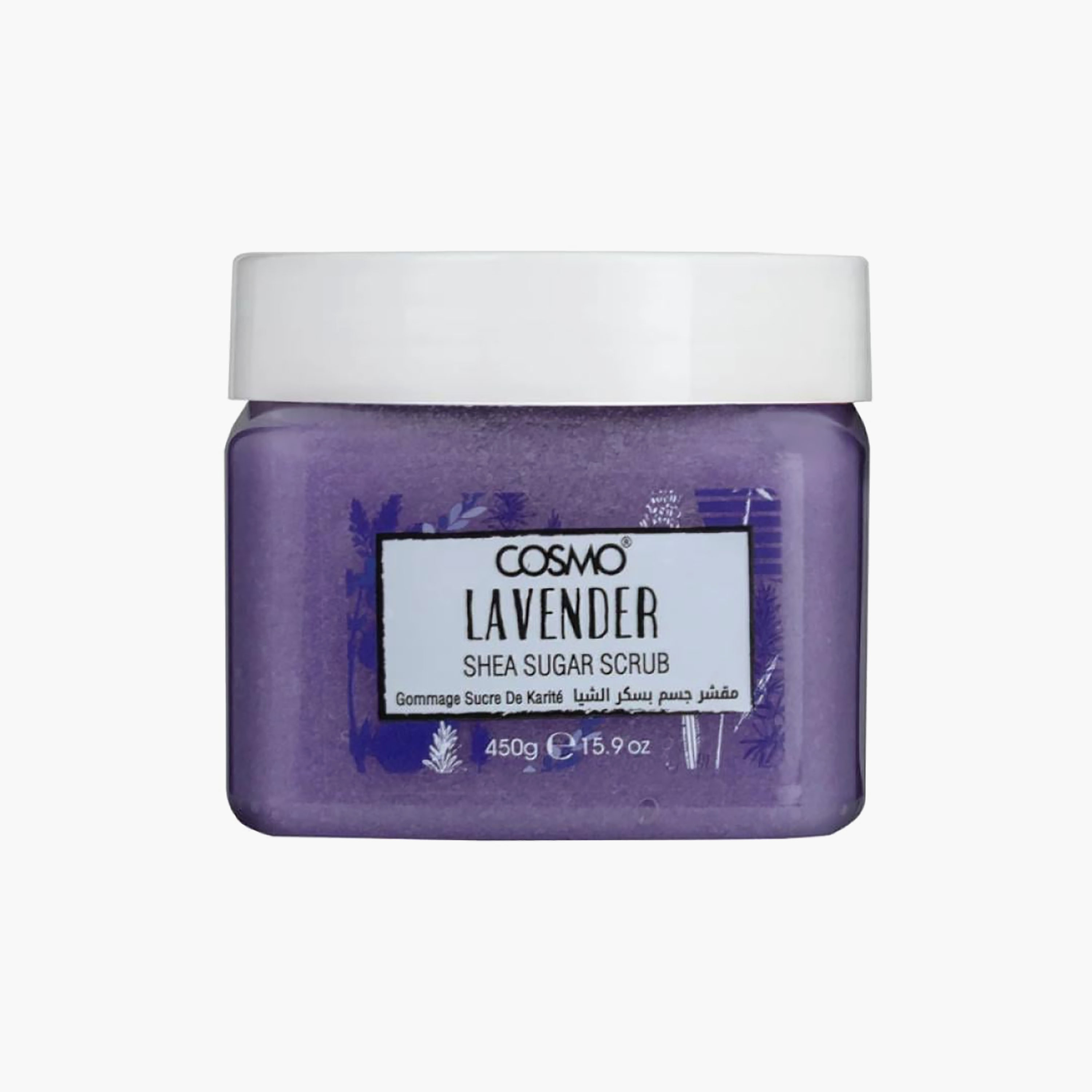 Cosmo Sugar Scrub Shea Butter & Lavender 450 Ml-beautyandpersonalcare-bathandbody-bathandshower-scrubs-image-3