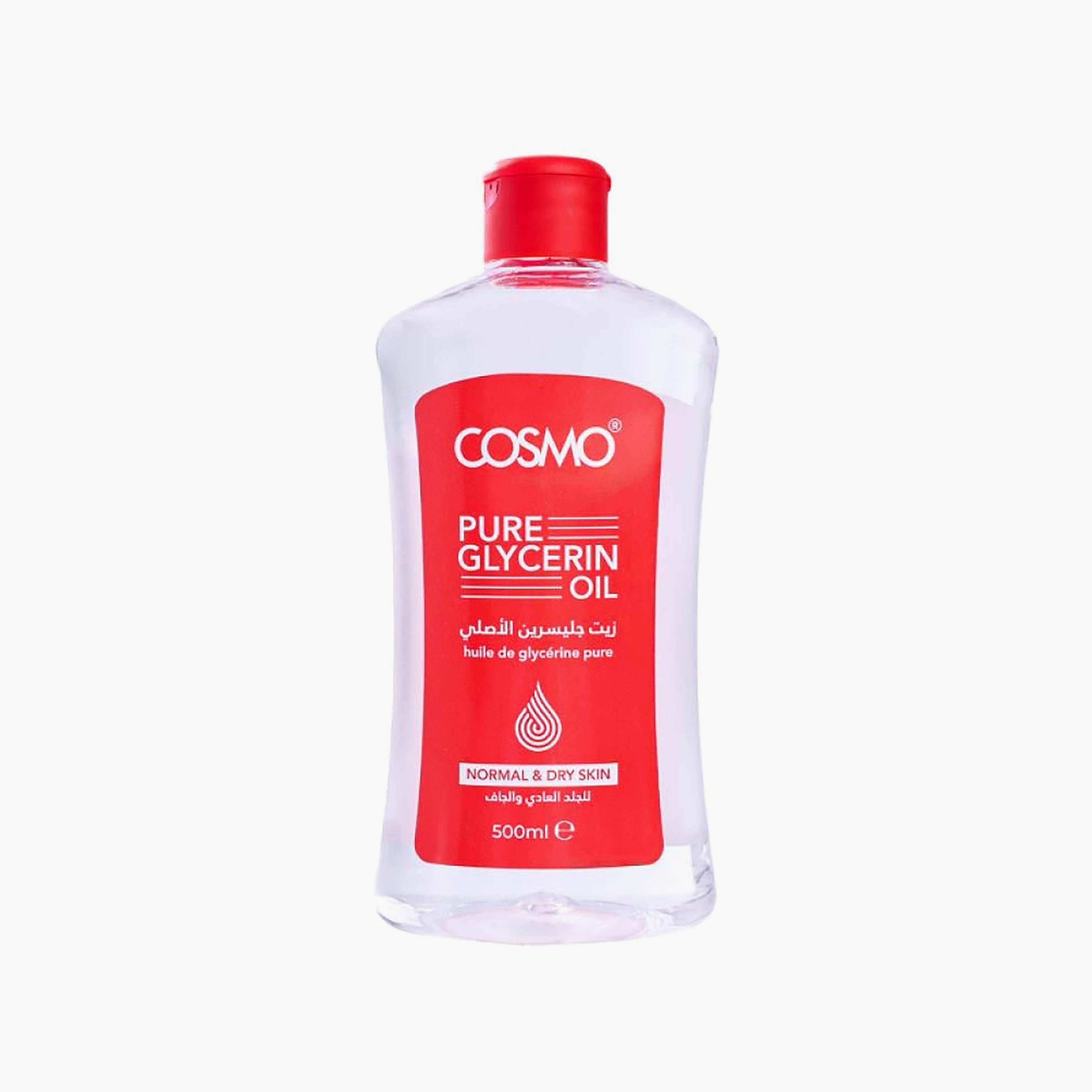 زيت الجلسرين المرطب والمطري للبشرة من كوزمو - 500 مل-beautyandpersonalcare-bathandbody-bodycare-oils-image-1