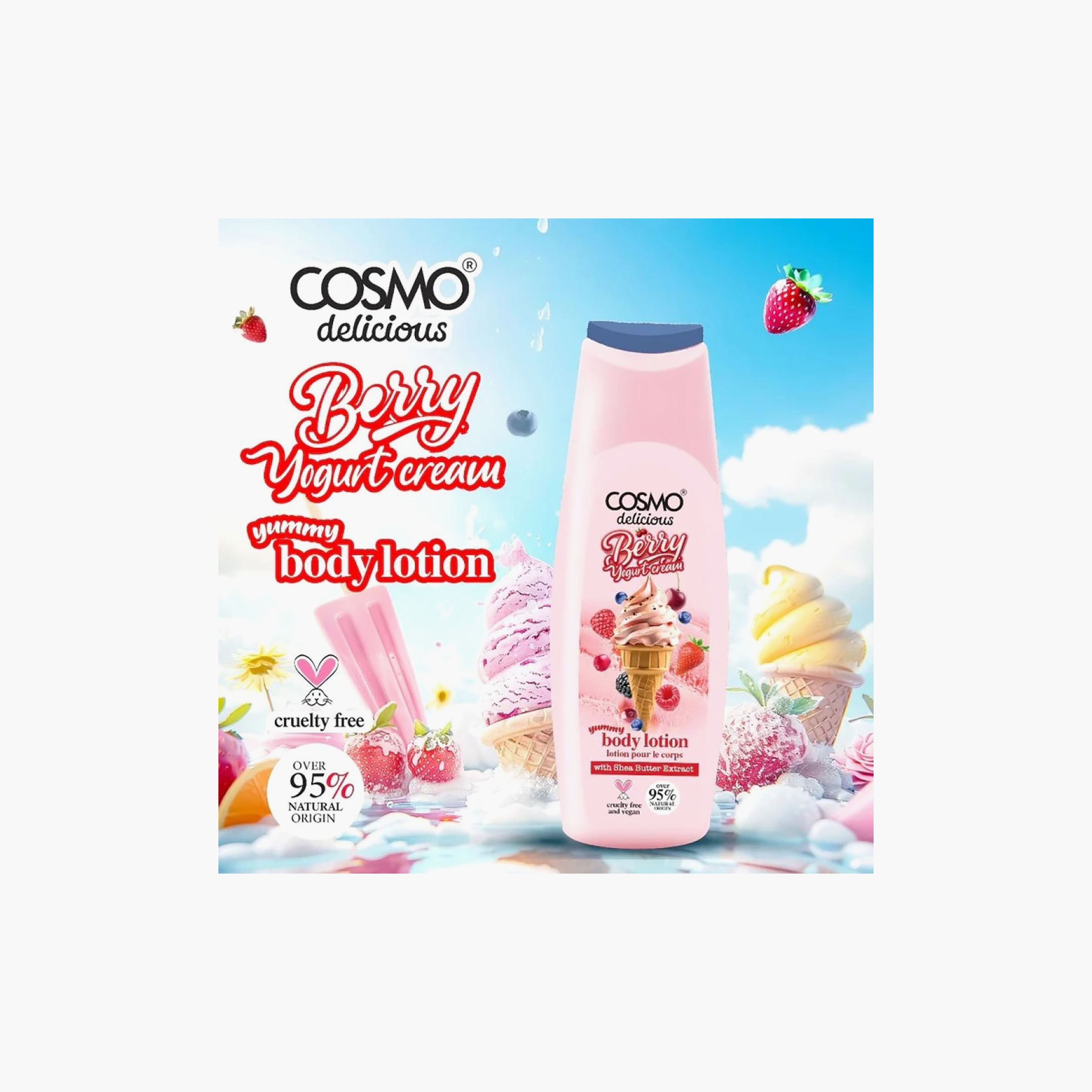 لوشن "ديليشس" المرطب والمعطر للجسم من كوزمو - 400 مل-beautyandpersonalcare-skin-moisturisers-bodyandhandlotions-image-4