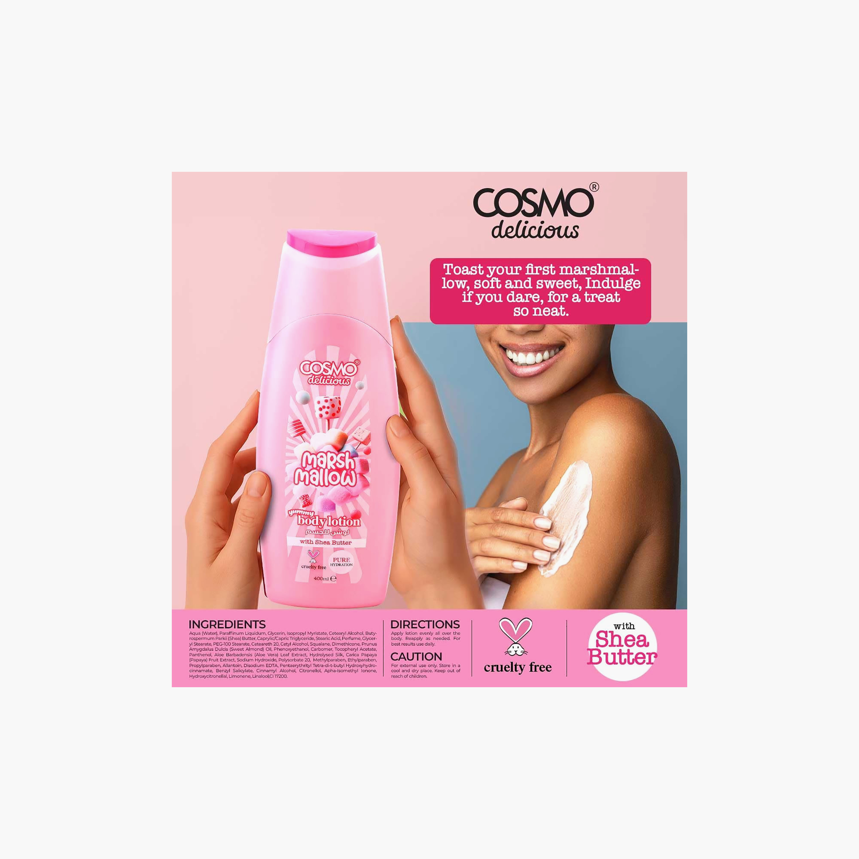 لوشن "ديليشس" لترطيب الجسم من كوزمو - 400 مل-beautyandpersonalcare-skin-moisturisers-bodyandhandlotions-image-2