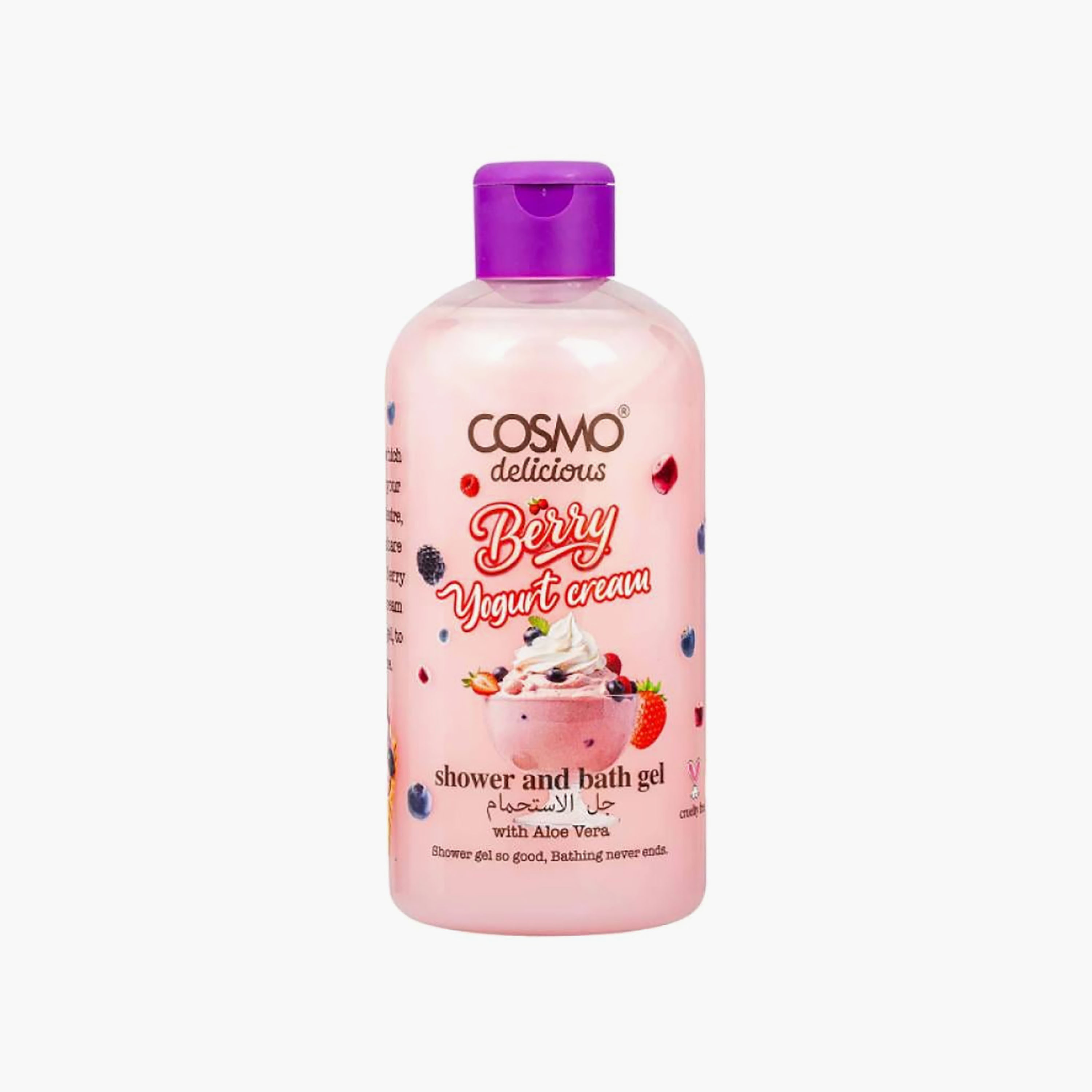 جل الاستحمام (شاور جل) "ديليشس" المنعش من كوزمو - 500 مل-beautyandpersonalcare-bathandbody-bathandshower-bodywash-image-1
