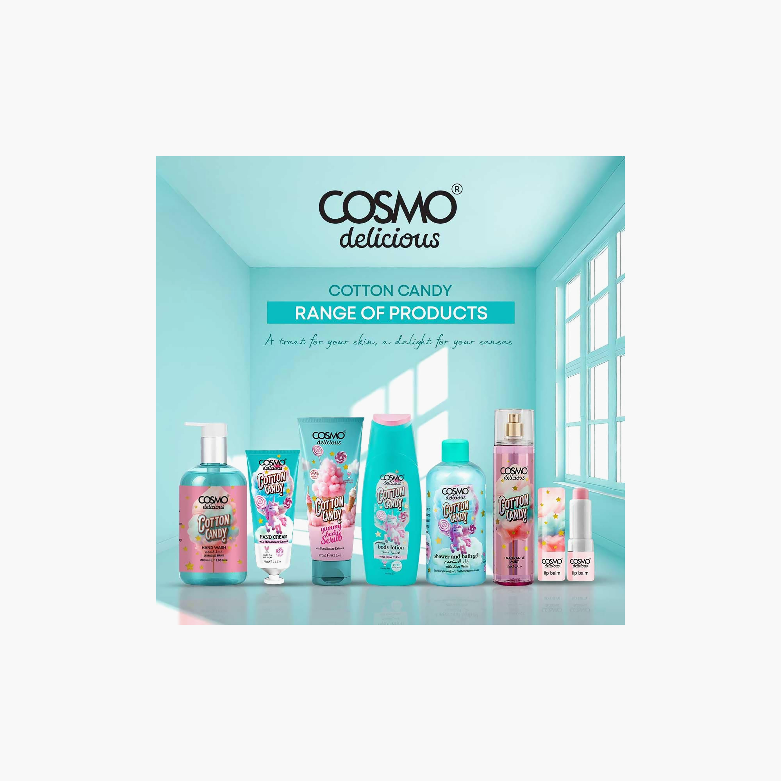 جل الاستحمام (شاور جل) "ديليشس" المنعش من كوزمو - 500 مل-beautyandpersonalcare-bathandbody-bathandshower-bodywash-image-2