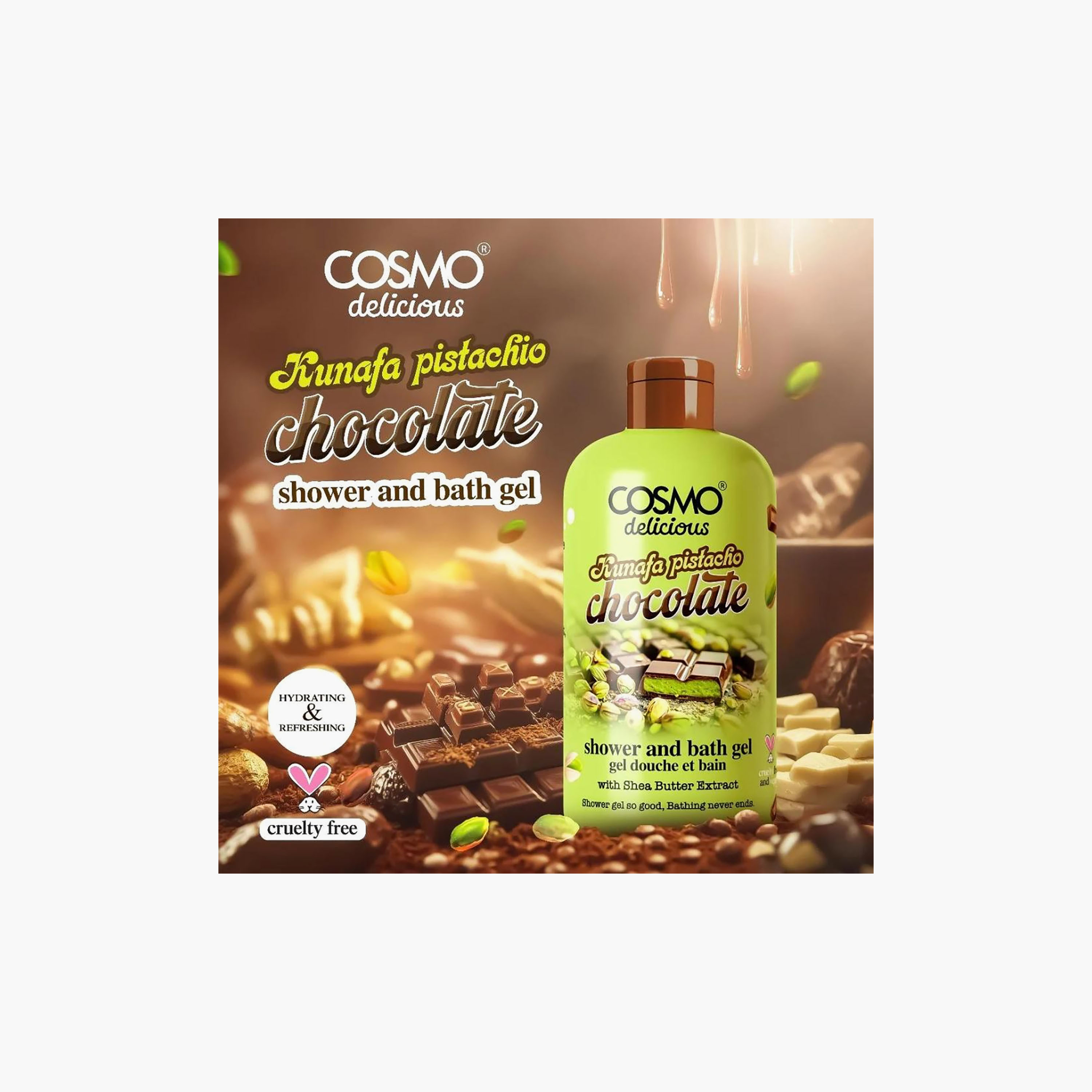 جل الاستحمام (شاور جل) "ديليشس" المنعش من كوزمو - 500 مل-beautyandpersonalcare-bathandbody-bathandshower-bodywash-image-4