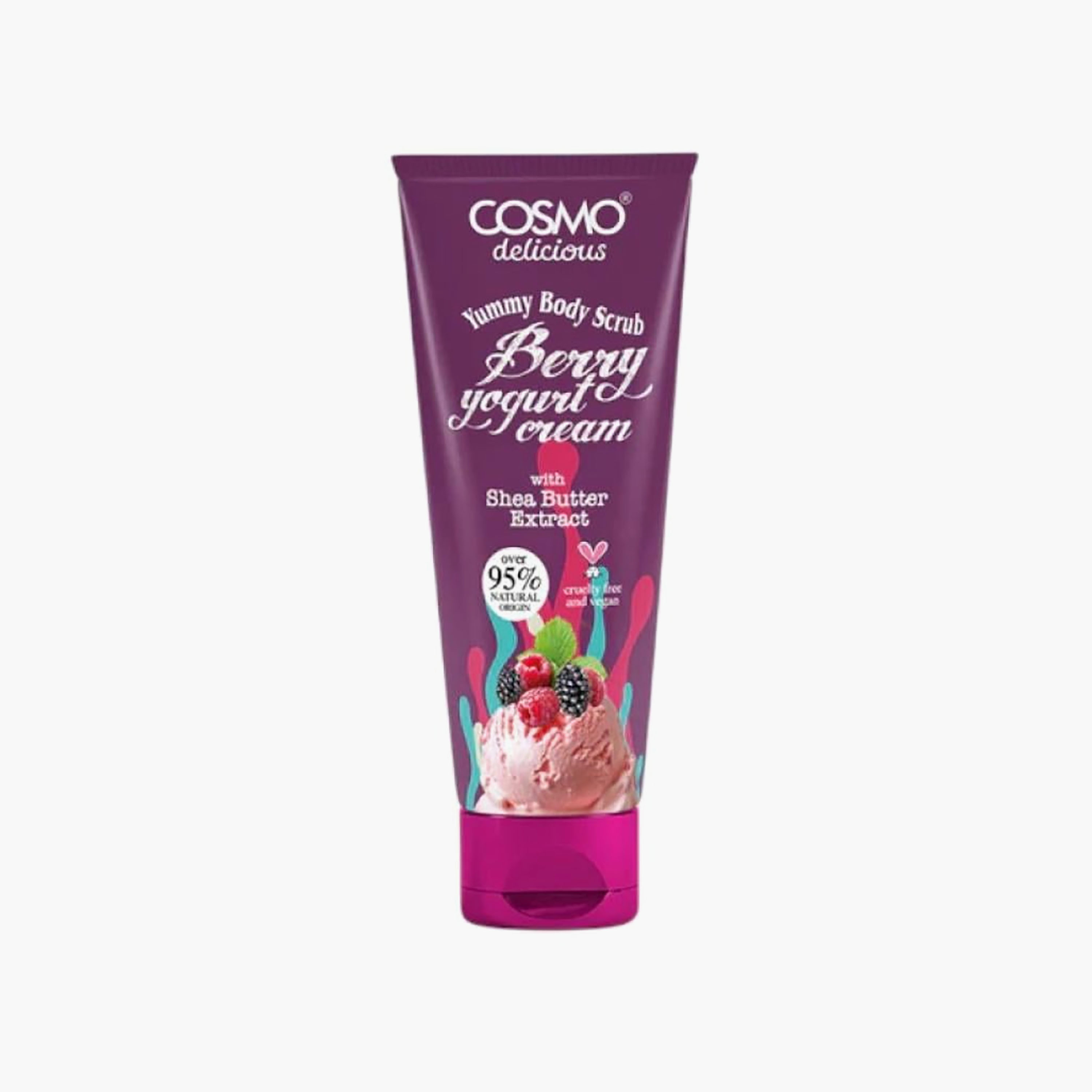 مقشر الوجه والجسم بزبدة الشيا من كوزمو - 275 مل-beautyandpersonalcare-skin-cleansers-scrubsandexfoliators-image-1
