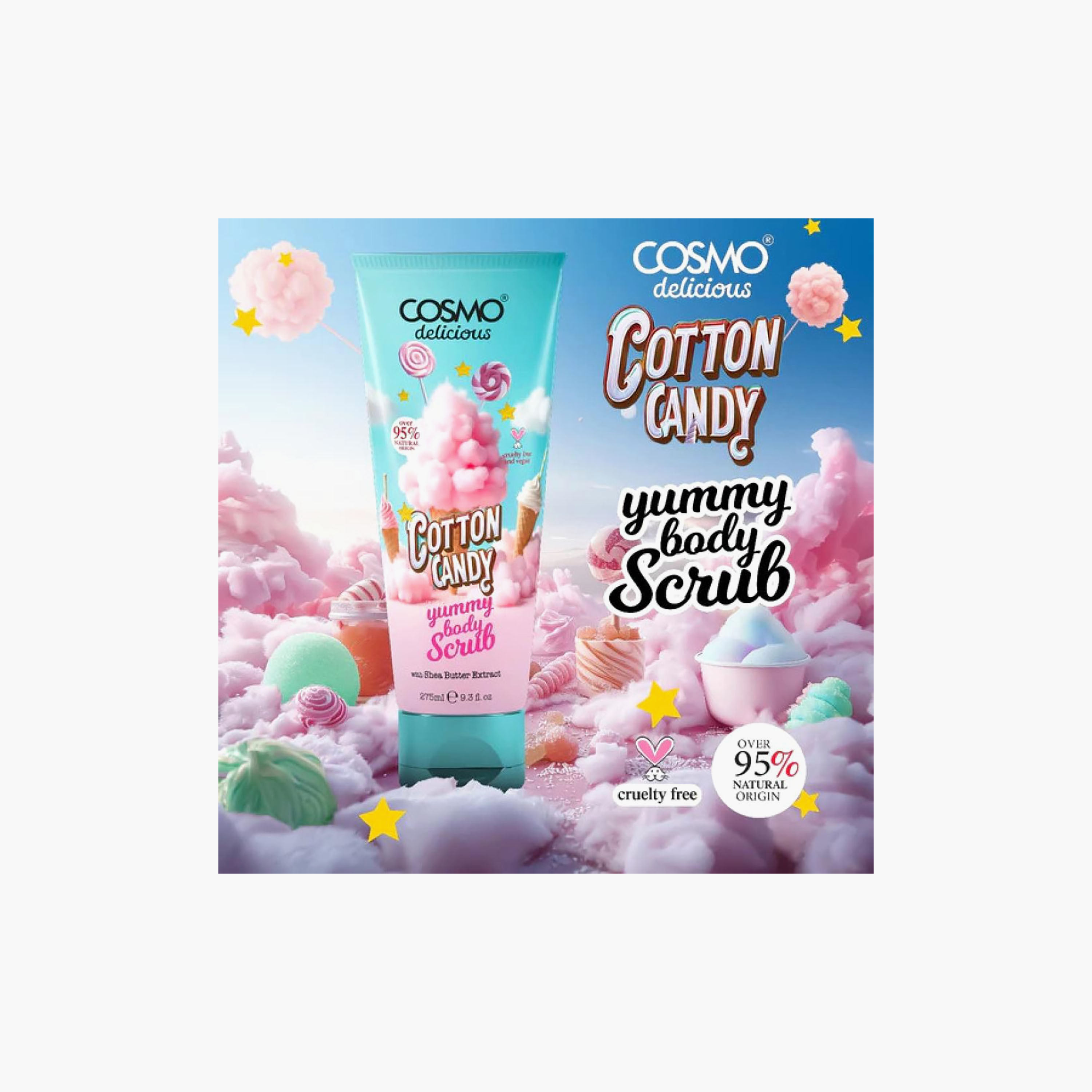 مقشر الوجه والجسم بزبدة الشيا من كوزمو - 275 مل-beautyandpersonalcare-skin-cleansers-scrubsandexfoliators-image-4