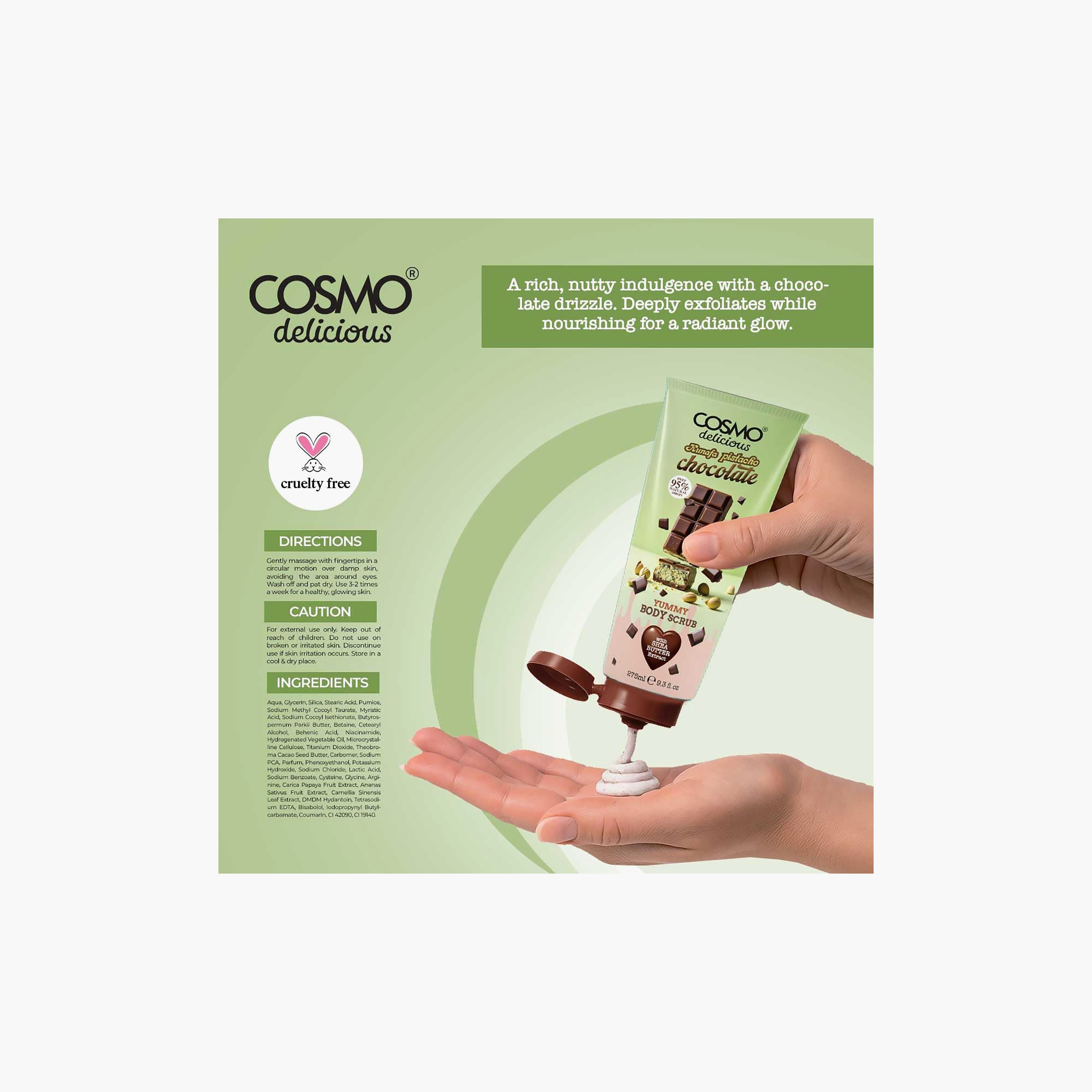 Cosmo Face & Body Scrub Exfoliating with Natural Formula 275 ml-beautyandpersonalcare-skin-cleansers-scrubsandexfoliators-image-2