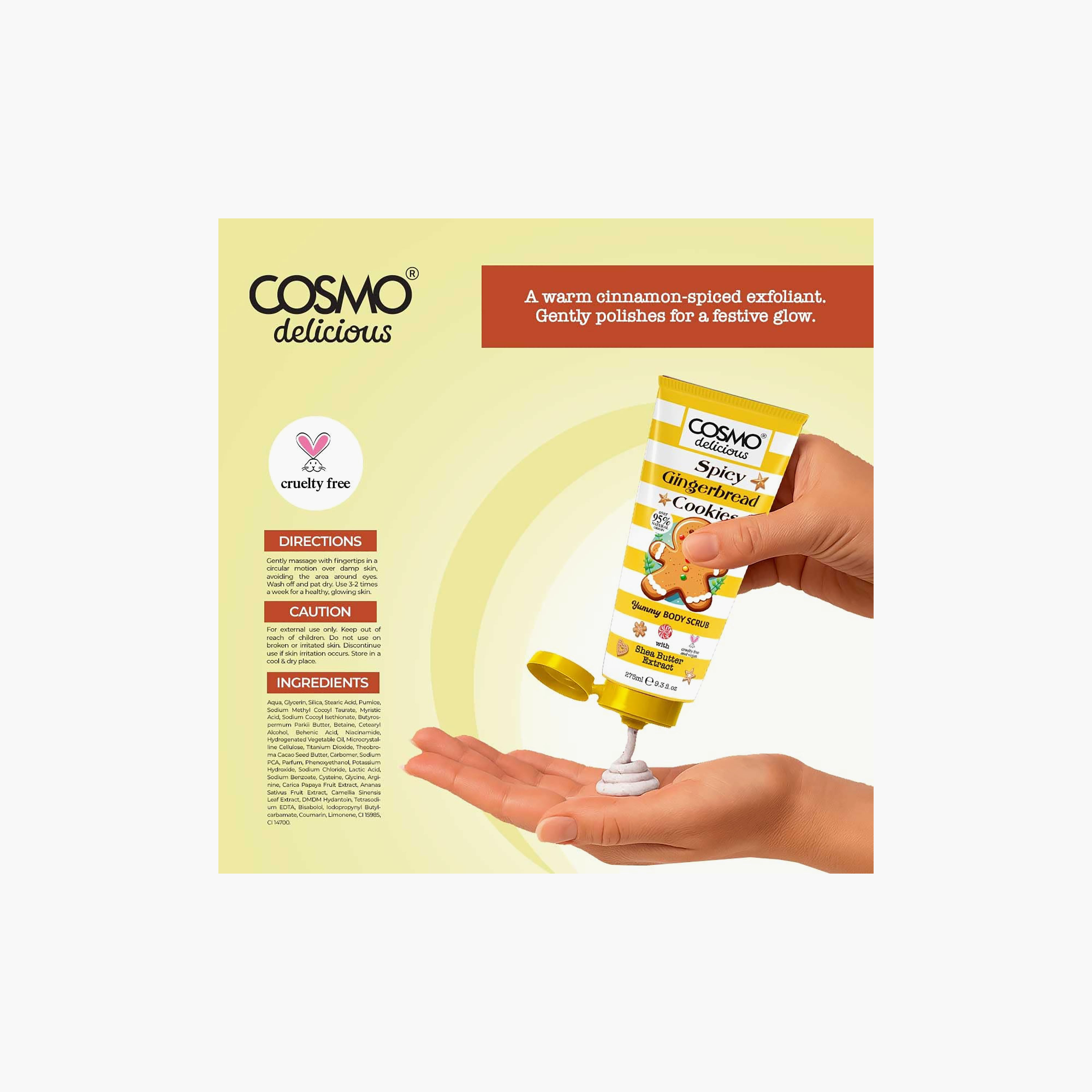 مقشر الوجه والجسم بزبدة الشيا من كوزمو - 275 مل-beautyandpersonalcare-skin-cleansers-scrubsandexfoliators-image-2