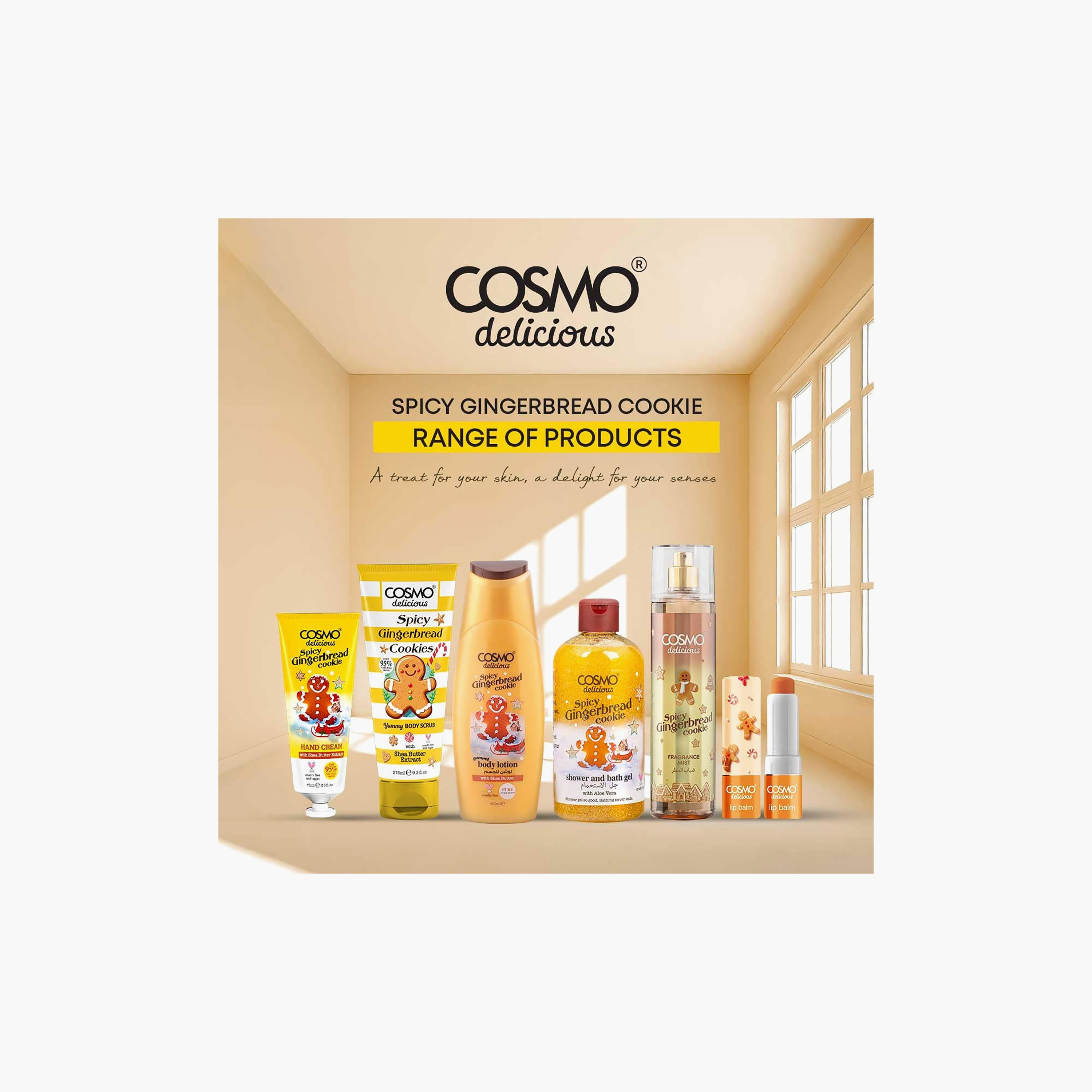 لوشن الجسم المعطر "ديليشس" من كوزمو - 400 مل-beautyandpersonalcare-bathandbody-bodycare-bodylotions-image-3