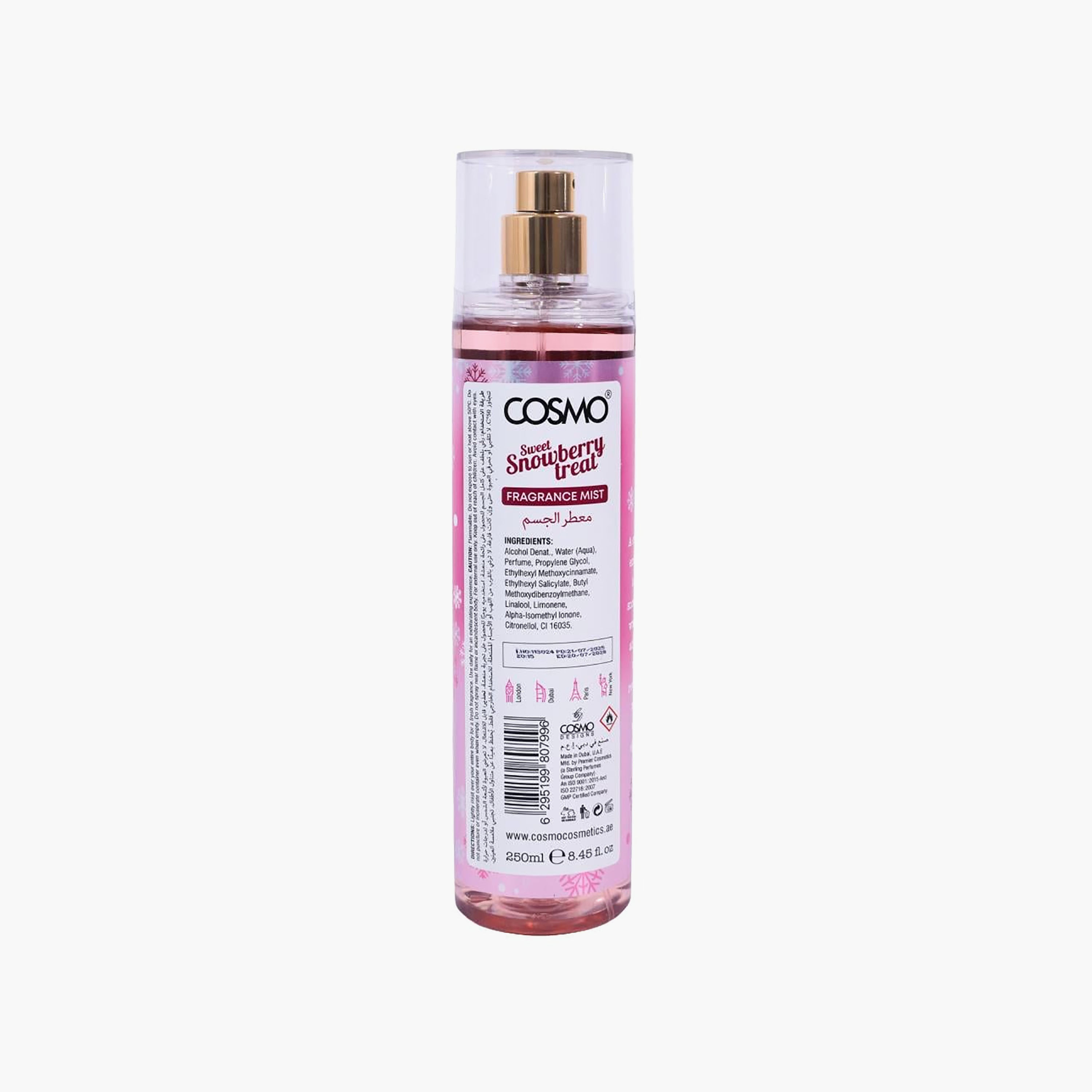 بخاخ معطر للجسم (بودي ميست) "ديليشس" من كوزمو - 250 مل-beautyandpersonalcare-fragrance-unisex-image-3