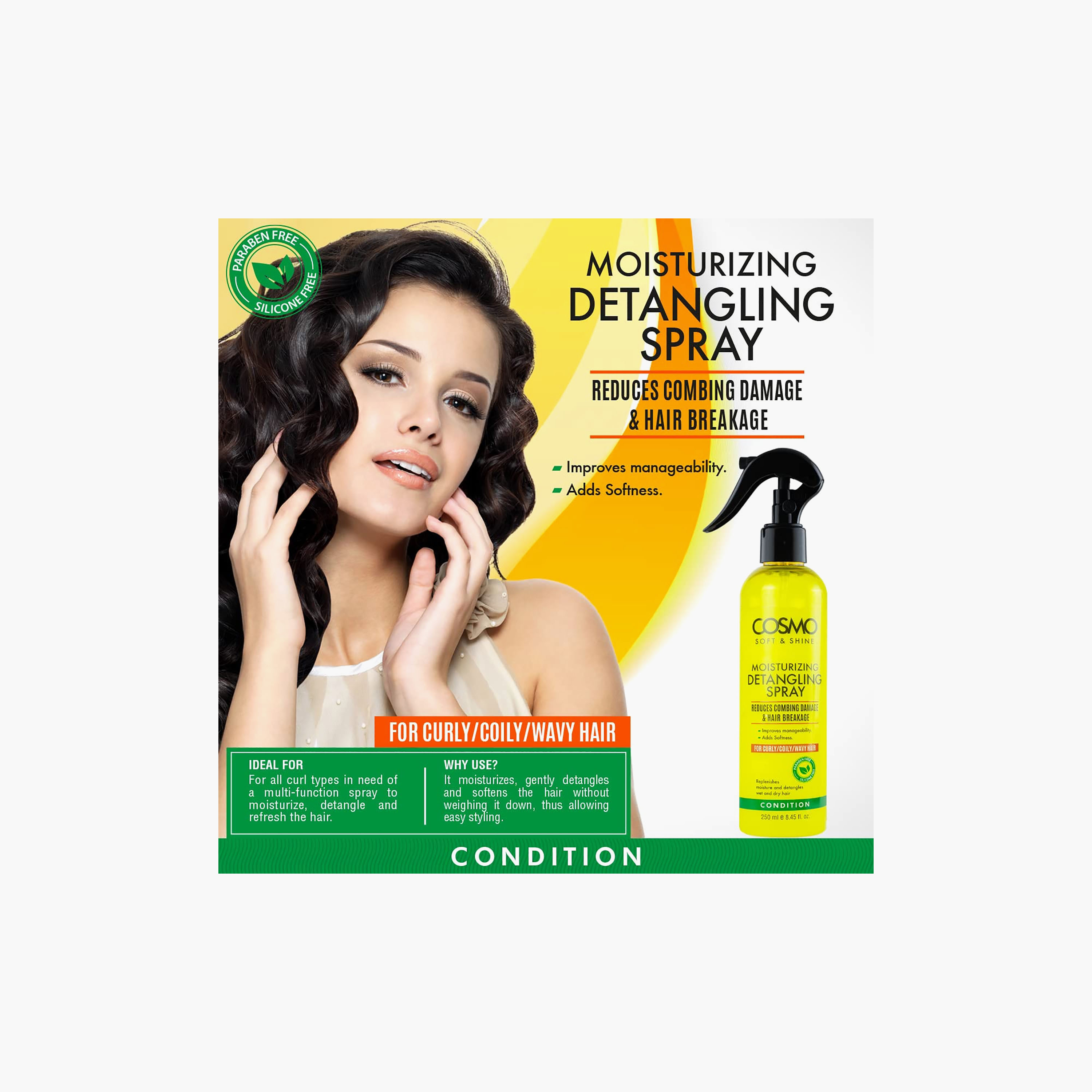 Cosmo Detangling Spray Nourishing with Natural Formula 250 ml-beautyandpersonalcare-hair-hairstyling-hairsprays-image-3