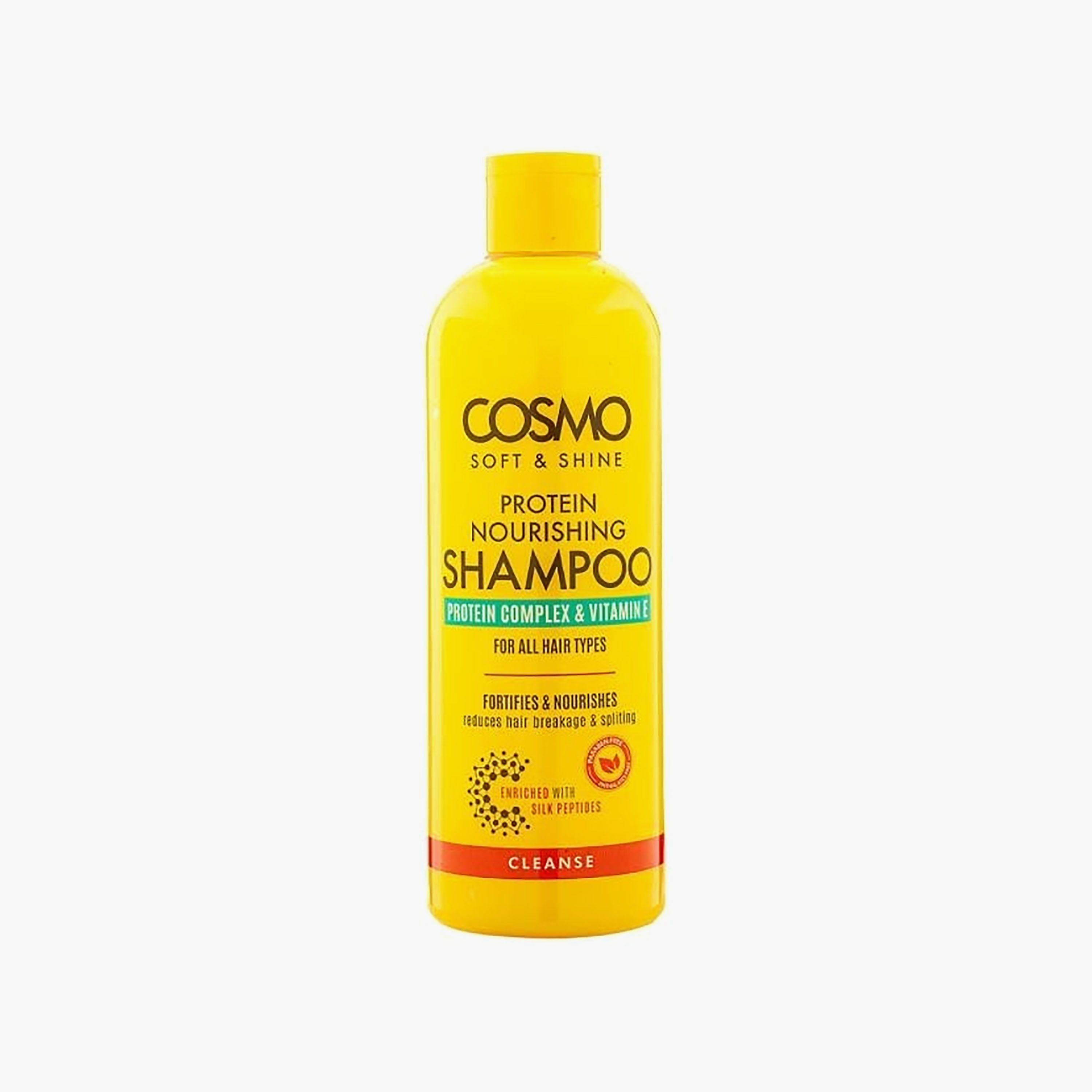 Cosmo Nourishing Shampoo Strengthening With Protein 480 Ml-beautyandpersonalcare-hair-haircare-shampoos-image-1