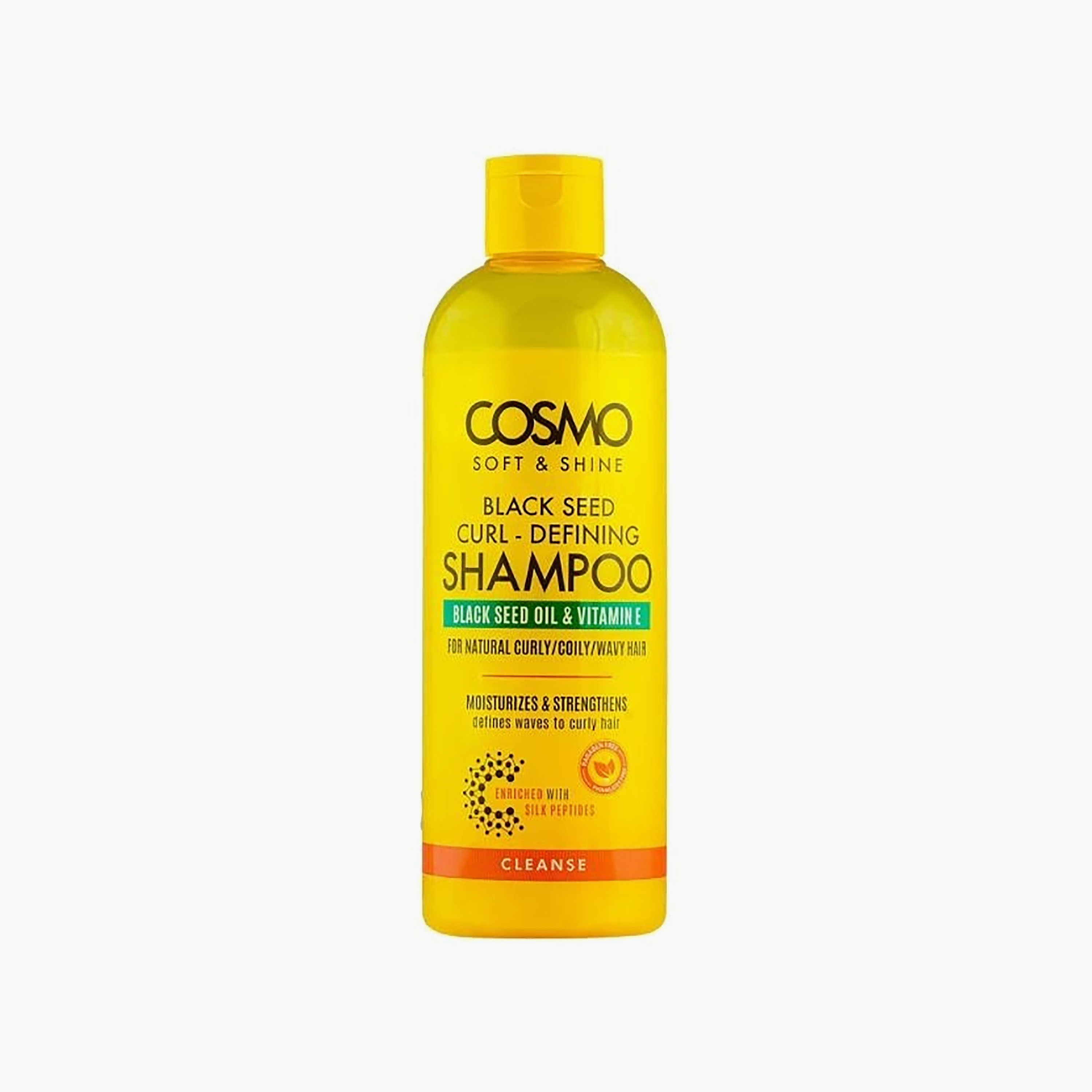 شامبو تحديد تموجات الشعر (الكيرلي) ومغذٍ بالحبة السوداء من كوزمو - 480 مل-beautyandpersonalcare-hair-haircare-shampoos-image-1