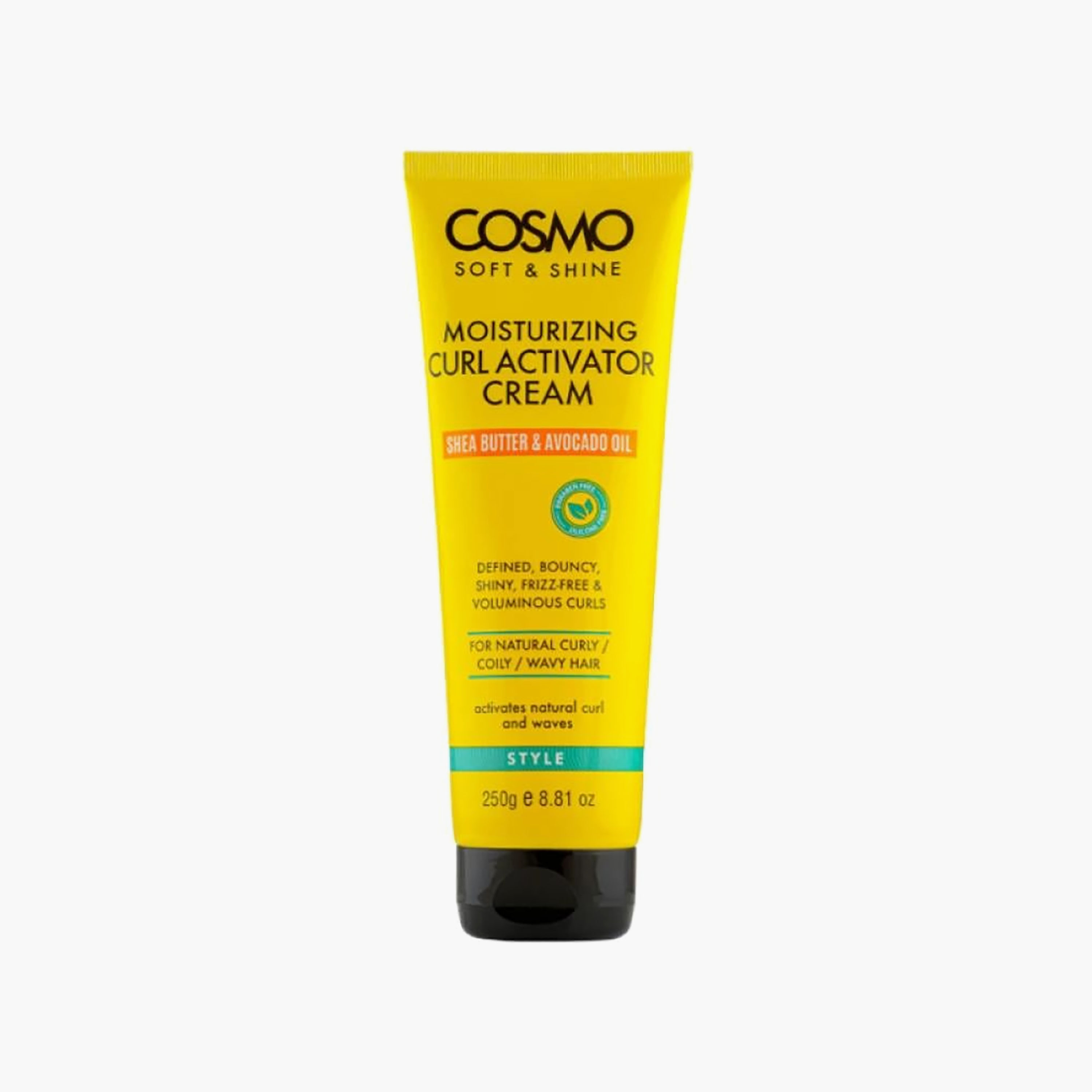 كريم مصفف ومنشط لتموجات الشعر الجاف والمتطاير (كيرل أكتيفيتور) من كوزمو - 250 مل-beautyandpersonalcare-hair-haircare-hairmasksandcreams-image-1
