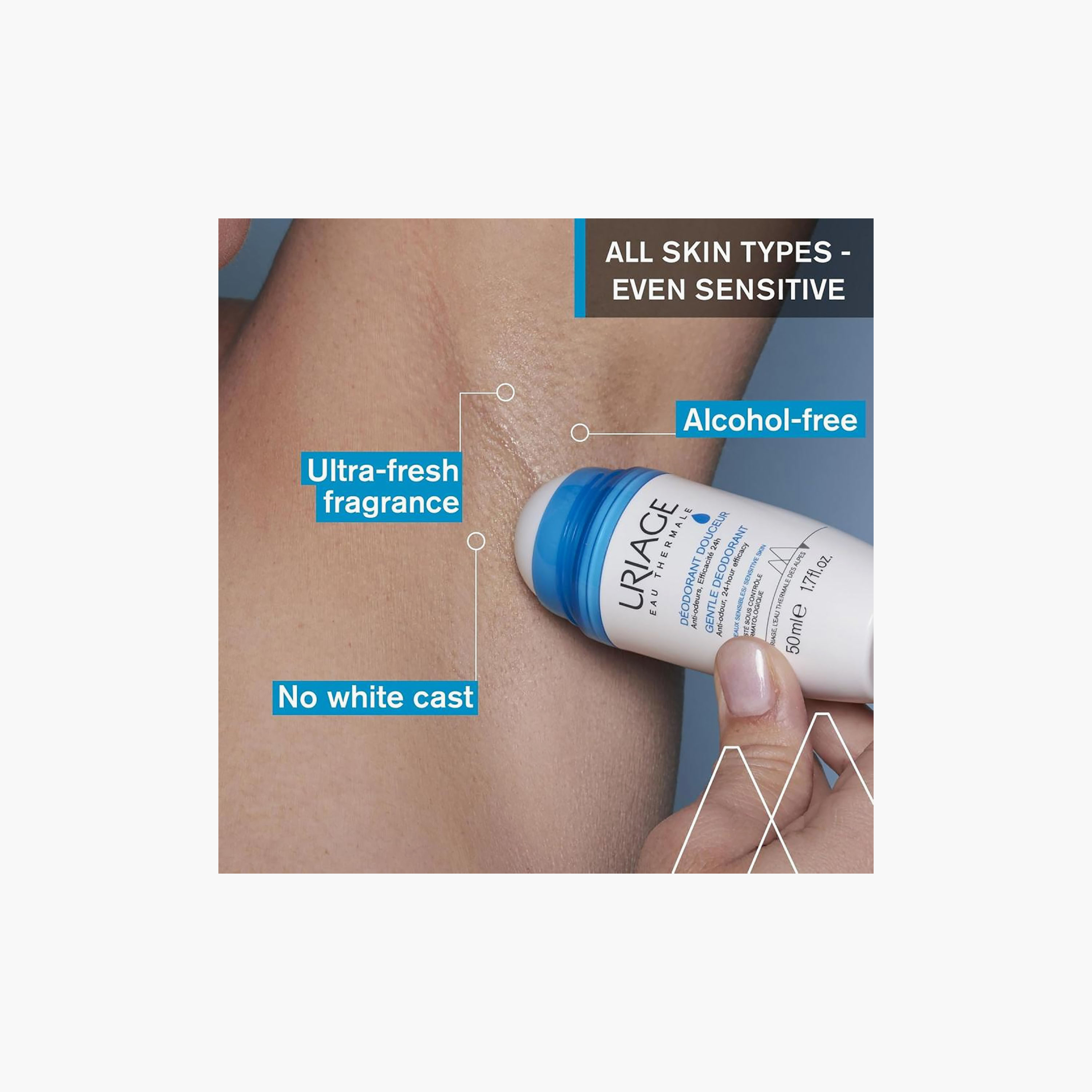Uriage Roll-On Deodorant Fresh Protection 50 Ml-beautyandpersonalcare-bathandbody-hygieneessentials-image-5