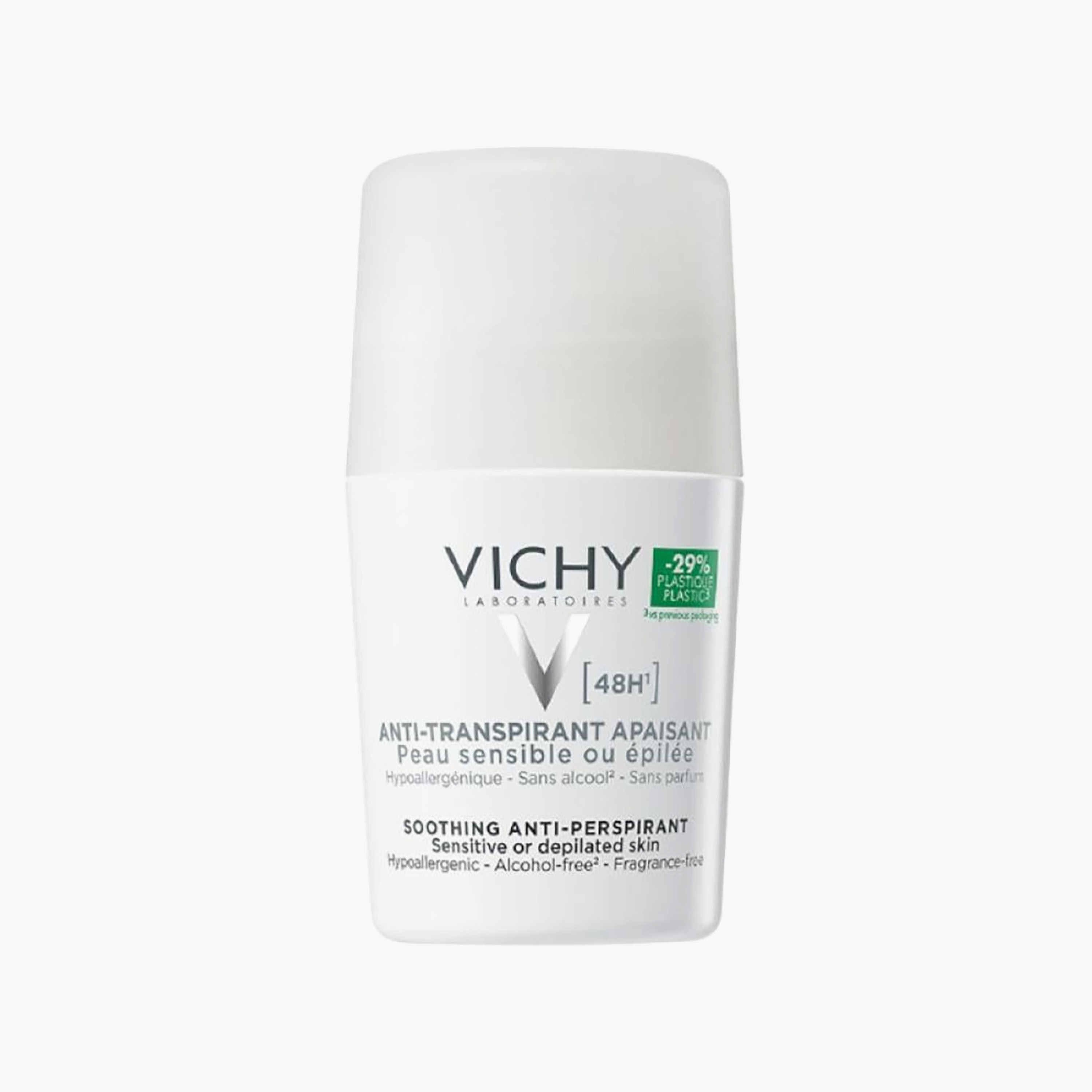 Vichy Roll-On Anti-Perspirant Sensitive Skin 48H 50 Ml-beautyandpersonalcare-bathandbody-hygieneessentials-image-1