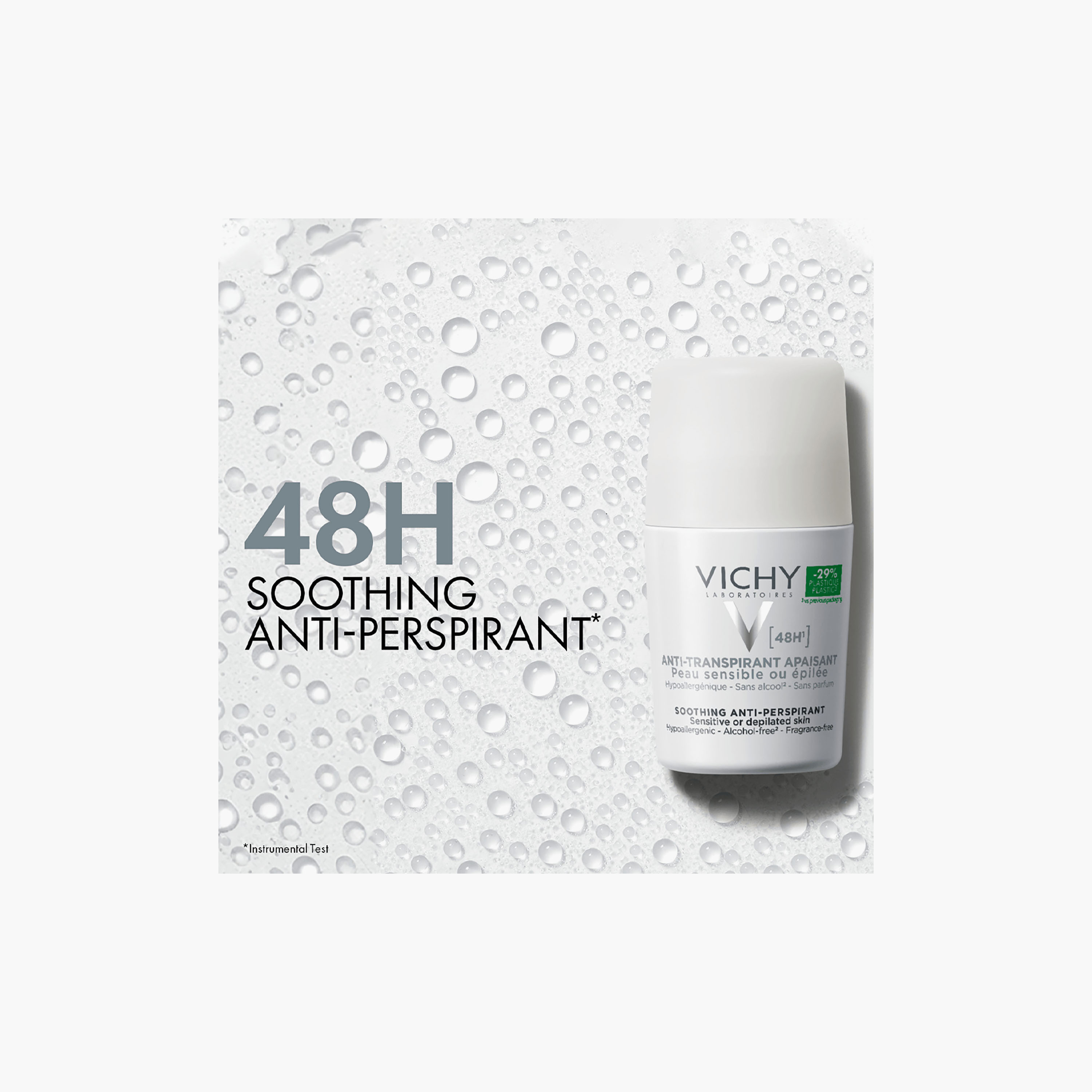 Vichy Roll-On Anti-Perspirant Sensitive Skin 48H 50 Ml-beautyandpersonalcare-bathandbody-hygieneessentials-image-6