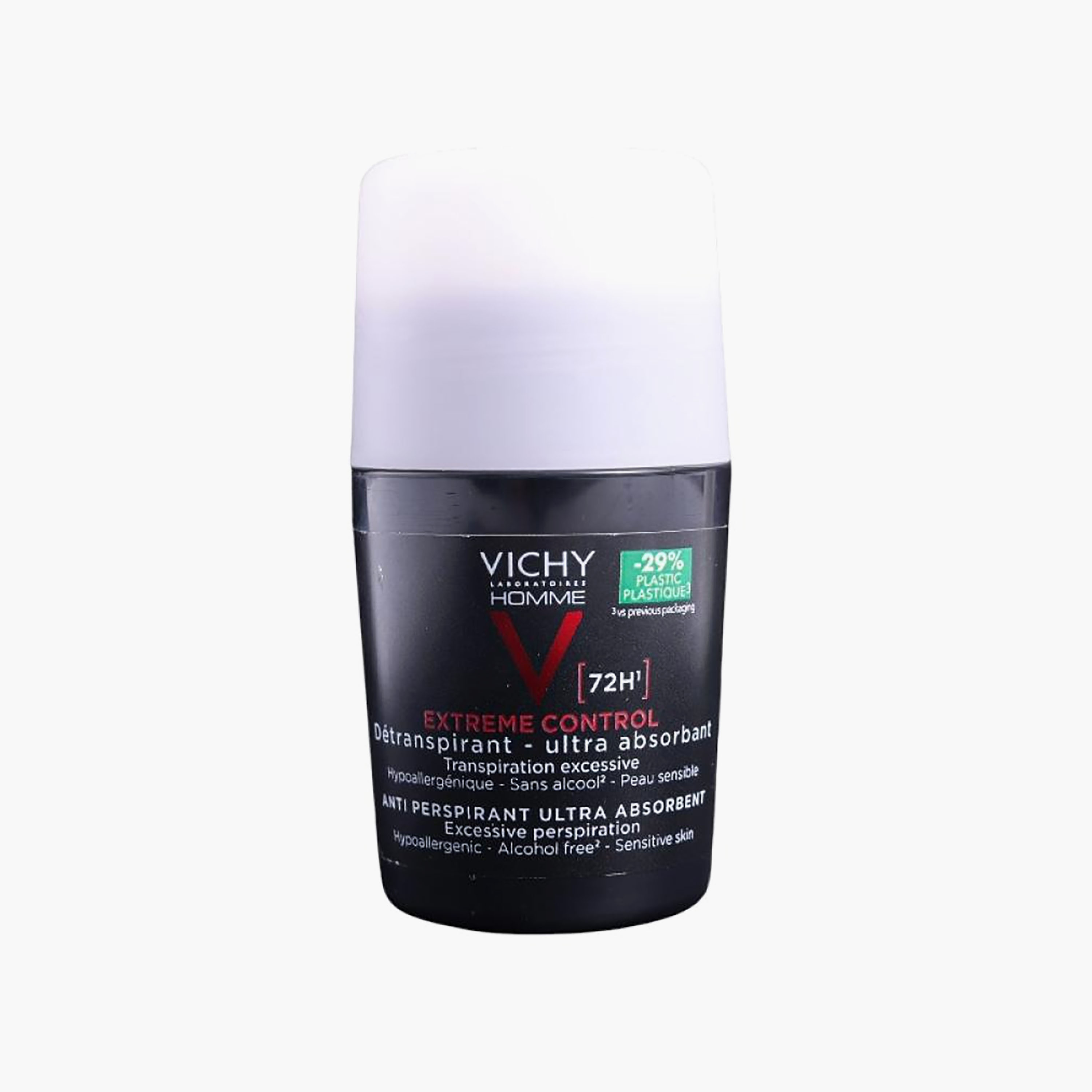 Vichy Homme Roll-On Extreme Control 72H 50 Ml-beautyandpersonalcare-bathandbody-hygieneessentials-image-1