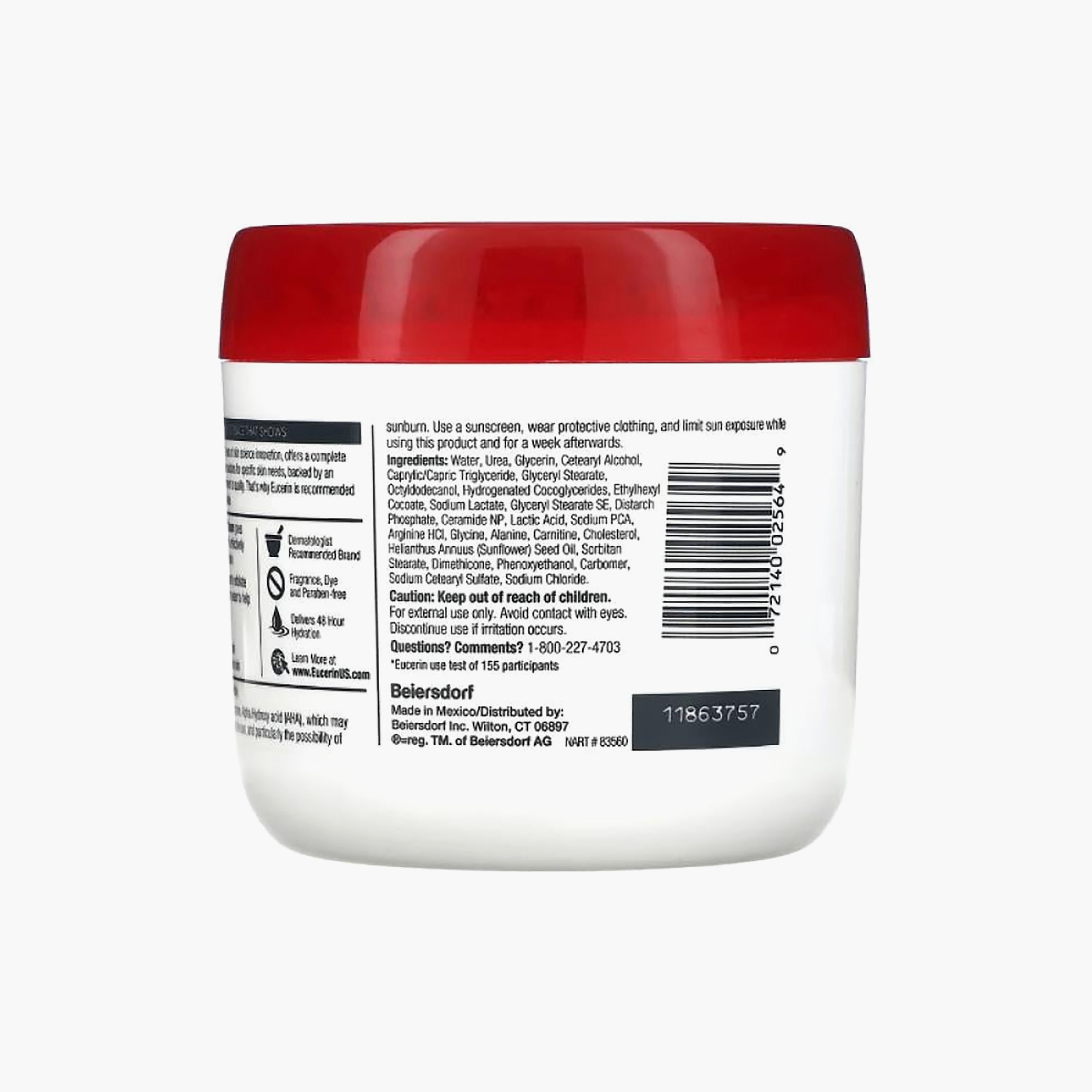 EUCERIN Cream Roughness Control Fragrance Free 454 ml-beautyandpersonalcare-skin-moisturisers-bodyandhandlotions-image-4