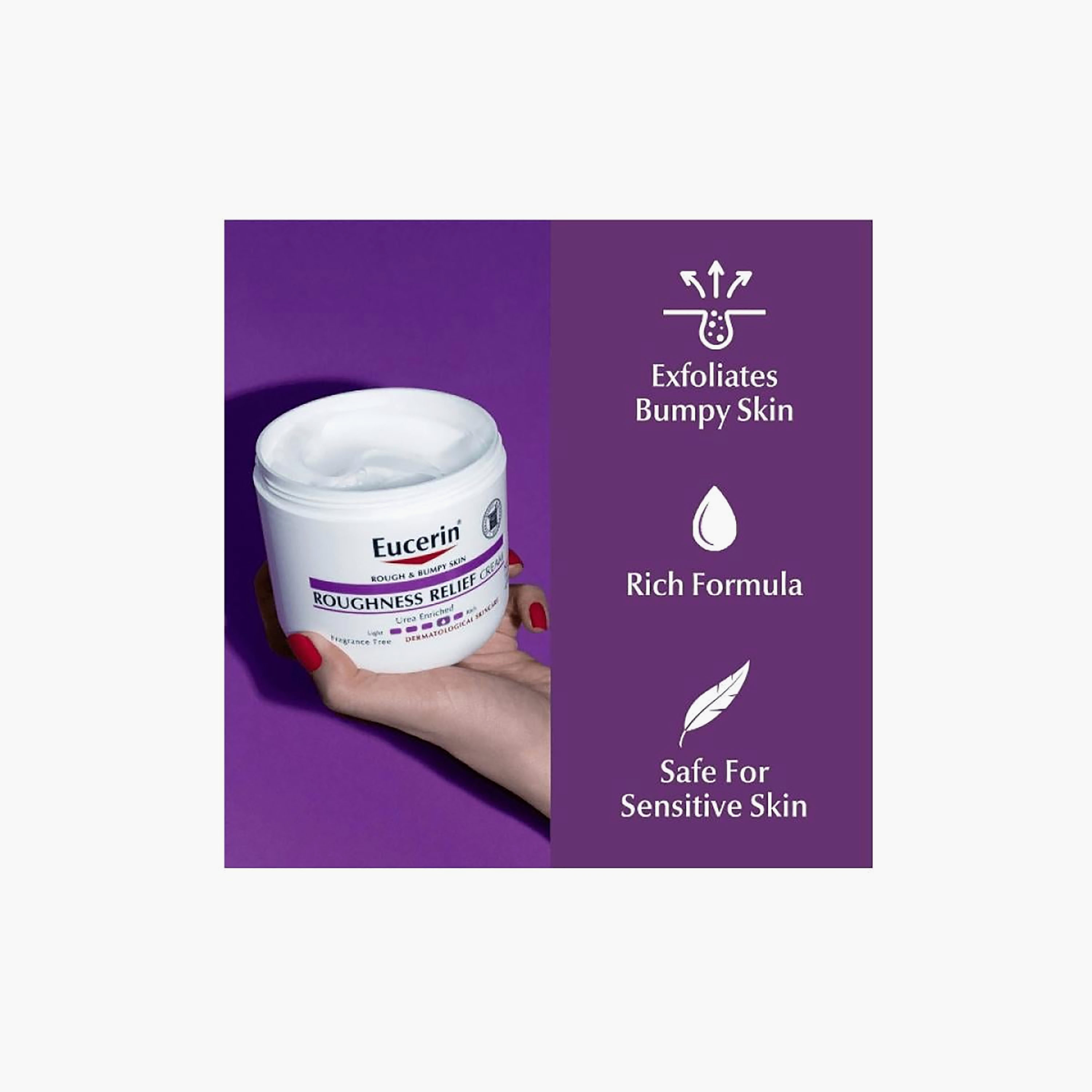 كريم يوسيرين لتنعيم ومقاومة خشونة البشرة خالي من العطور - 454 مل-beautyandpersonalcare-skin-moisturisers-bodyandhandlotions-image-5