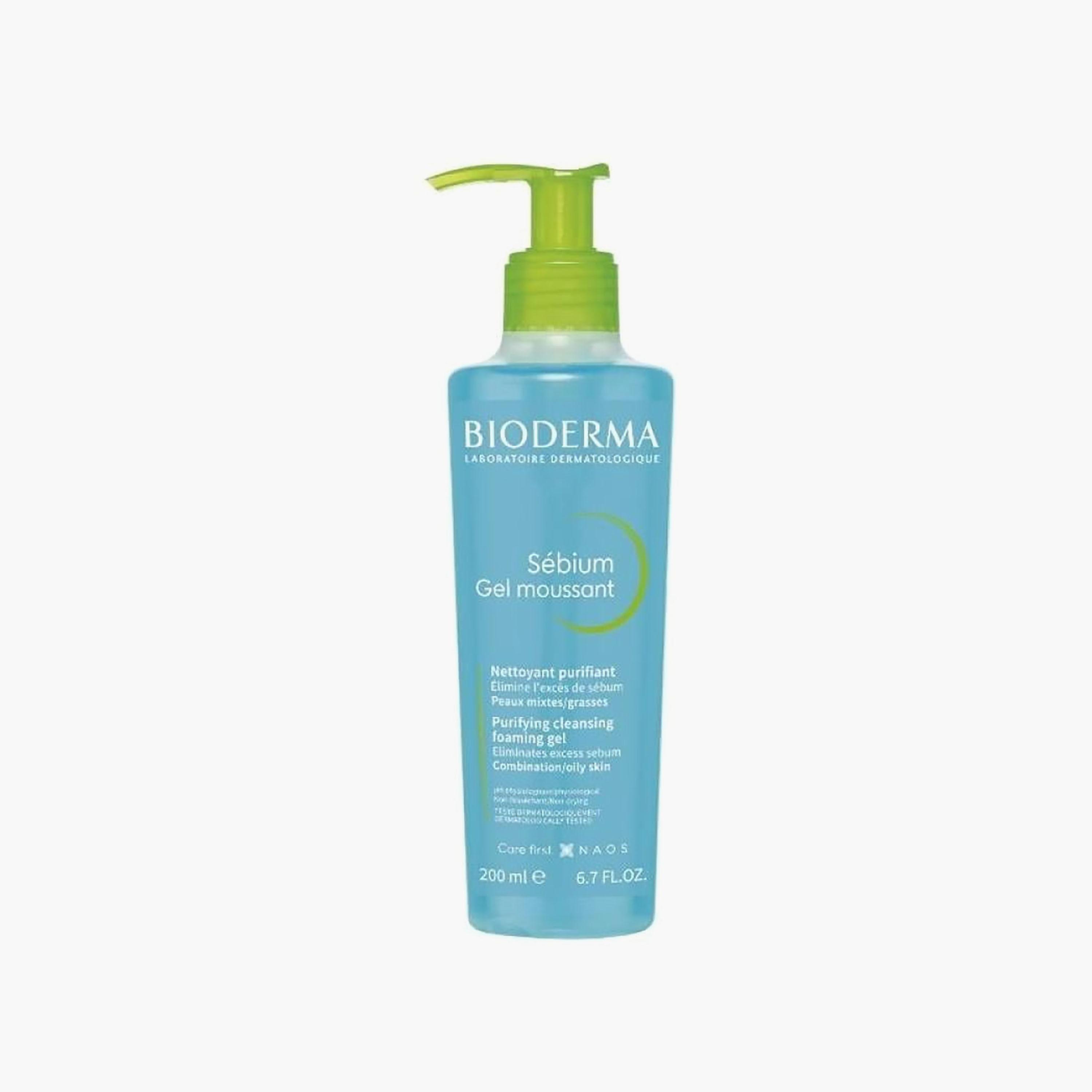 جل رغوي منقٍّ للبشرة وتنظيم الإفرازات الدهنية (سيبيم) من بيوديرما - 200 مل-beautyandpersonalcare-mens-haircare-image-1