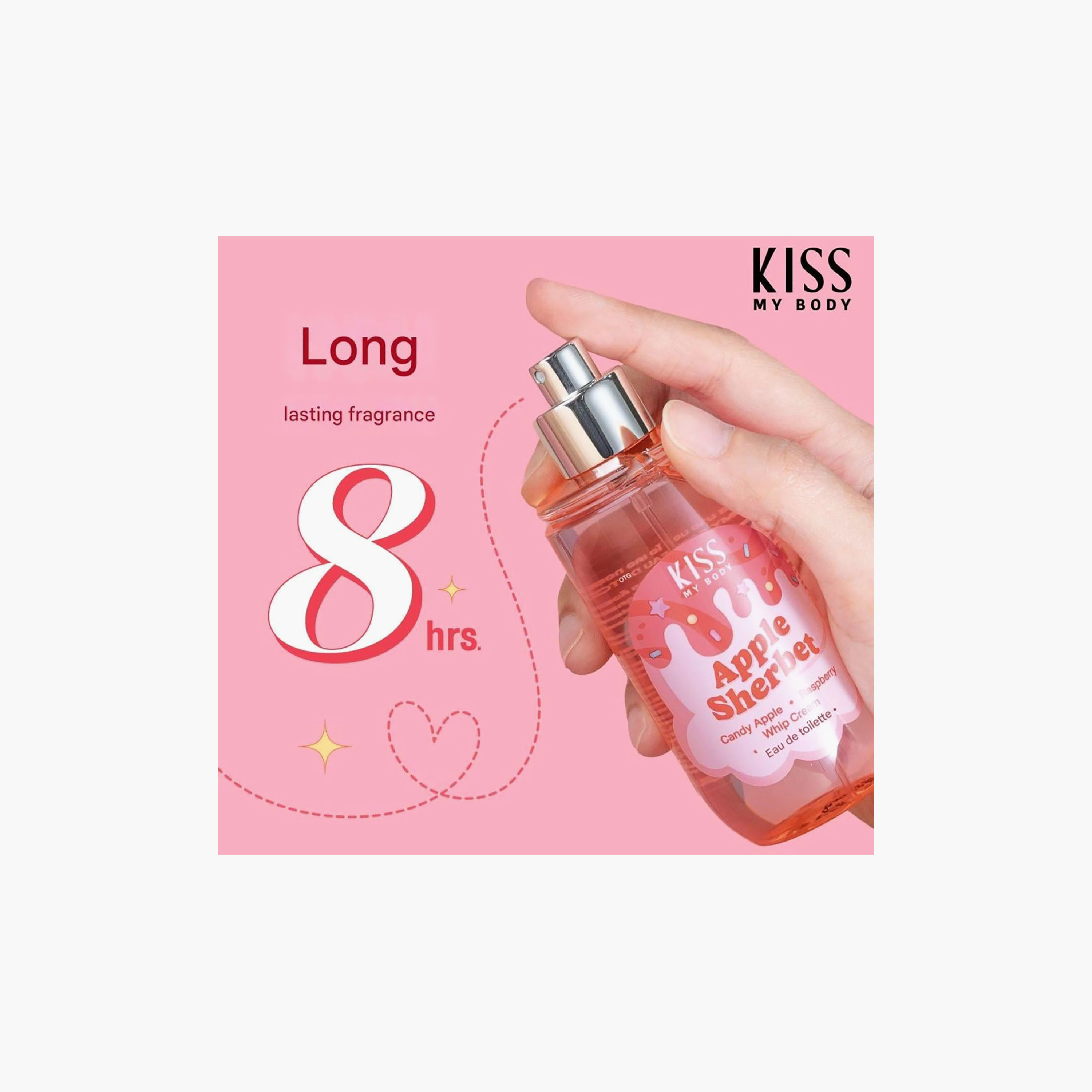 بخاخ (ميست) معطر للشعر والجسم برائحة شربات التفاح (أبل شيربت) من كيس ماي بادي - 88 مل-beautyandpersonalcare-fragrance-women-image-3
