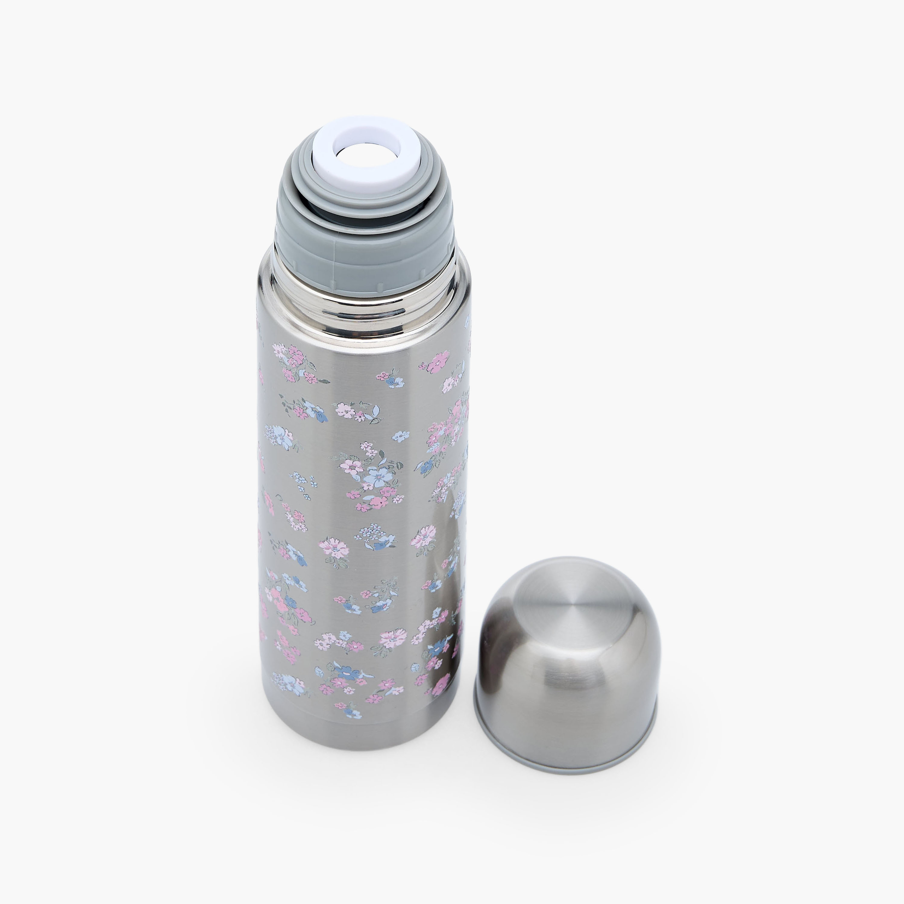 Juniors Floral Print Stainless Steel Thermos Flask with Wide Mouth and Vacuum Insulation - 500 ml-baby-feeding-mealtimeessentials-image-5
