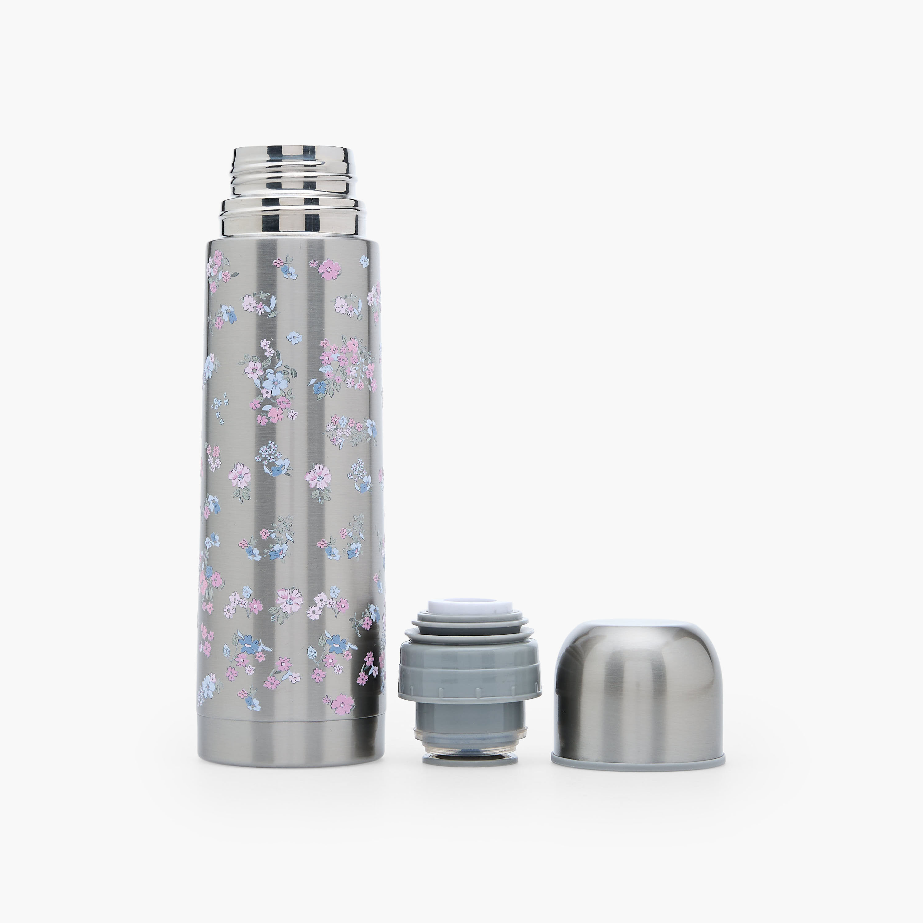 Juniors Floral Print Stainless Steel Thermos Flask with Wide Mouth and Vacuum Insulation - 500 ml-baby-feeding-mealtimeessentials-image-9