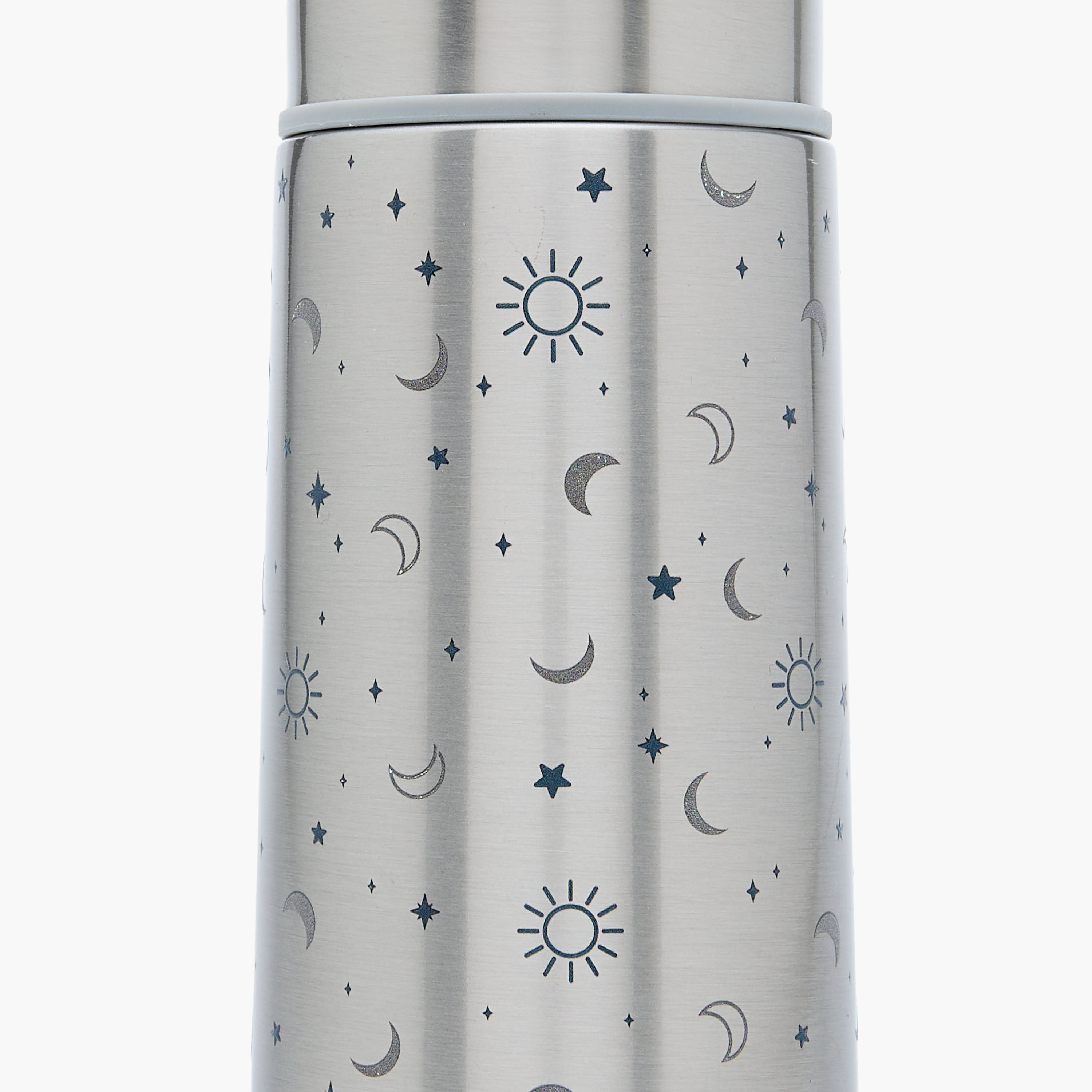 Juniors Celestial Print Stainless Steel Thermos Flask with Wide Mouth and Vacuum Insulation - 350 ml-baby-feeding-mealtimeessentials-image-1