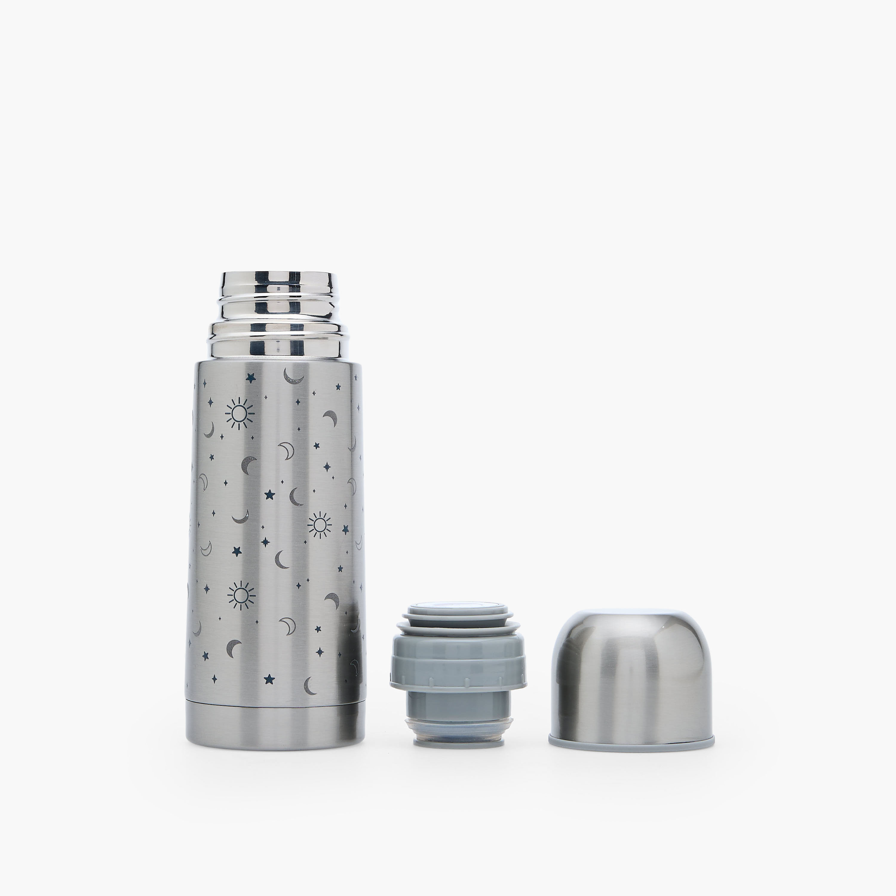 Juniors Celestial Print Stainless Steel Thermos Flask with Wide Mouth and Vacuum Insulation - 350 ml-baby-feeding-mealtimeessentials-image-8