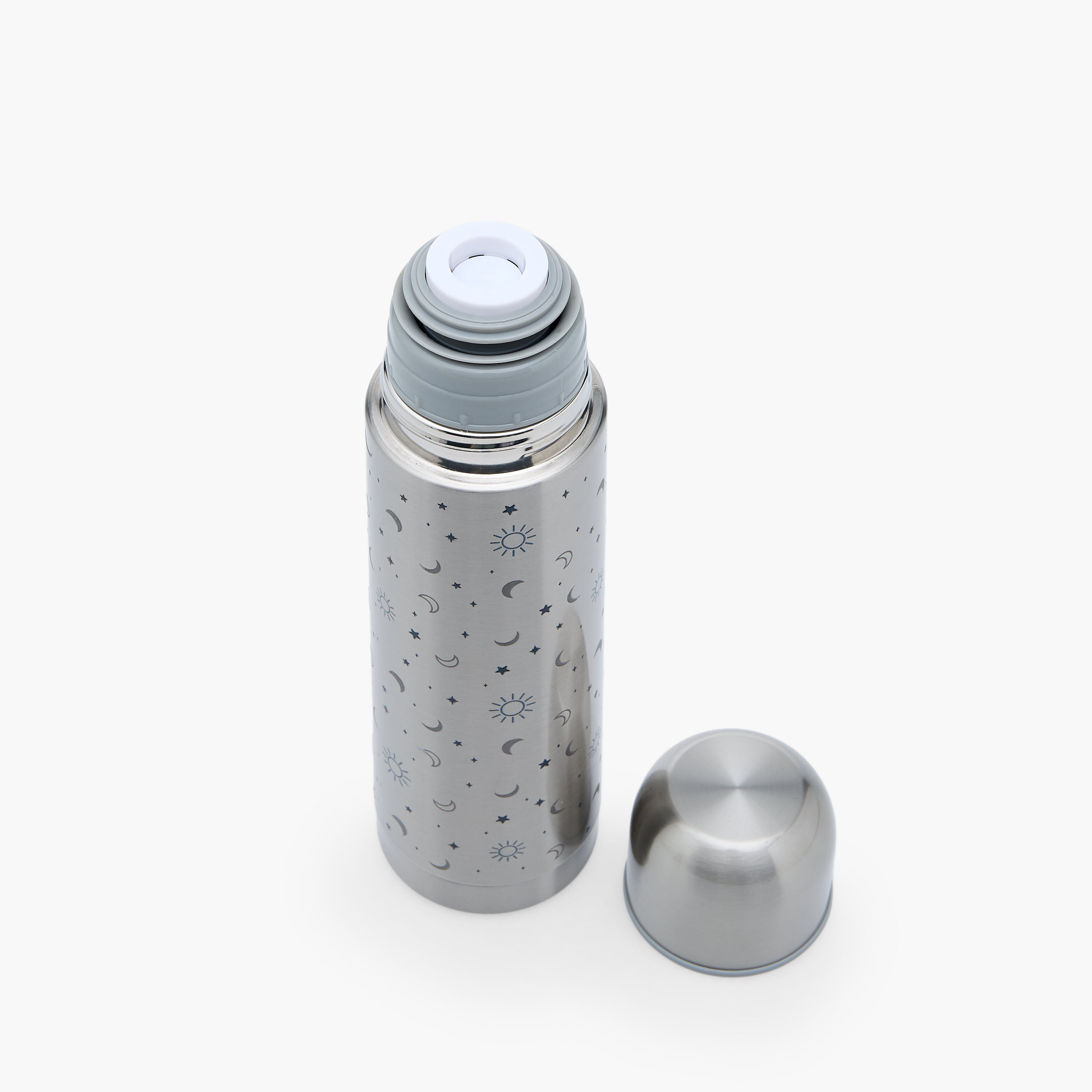 Juniors Celestial Print Stainless Steel Water Bottle with Wide Mouth and Vacuum Insulation - 500 ml-baby-feeding-mealtimeessentials-image-5