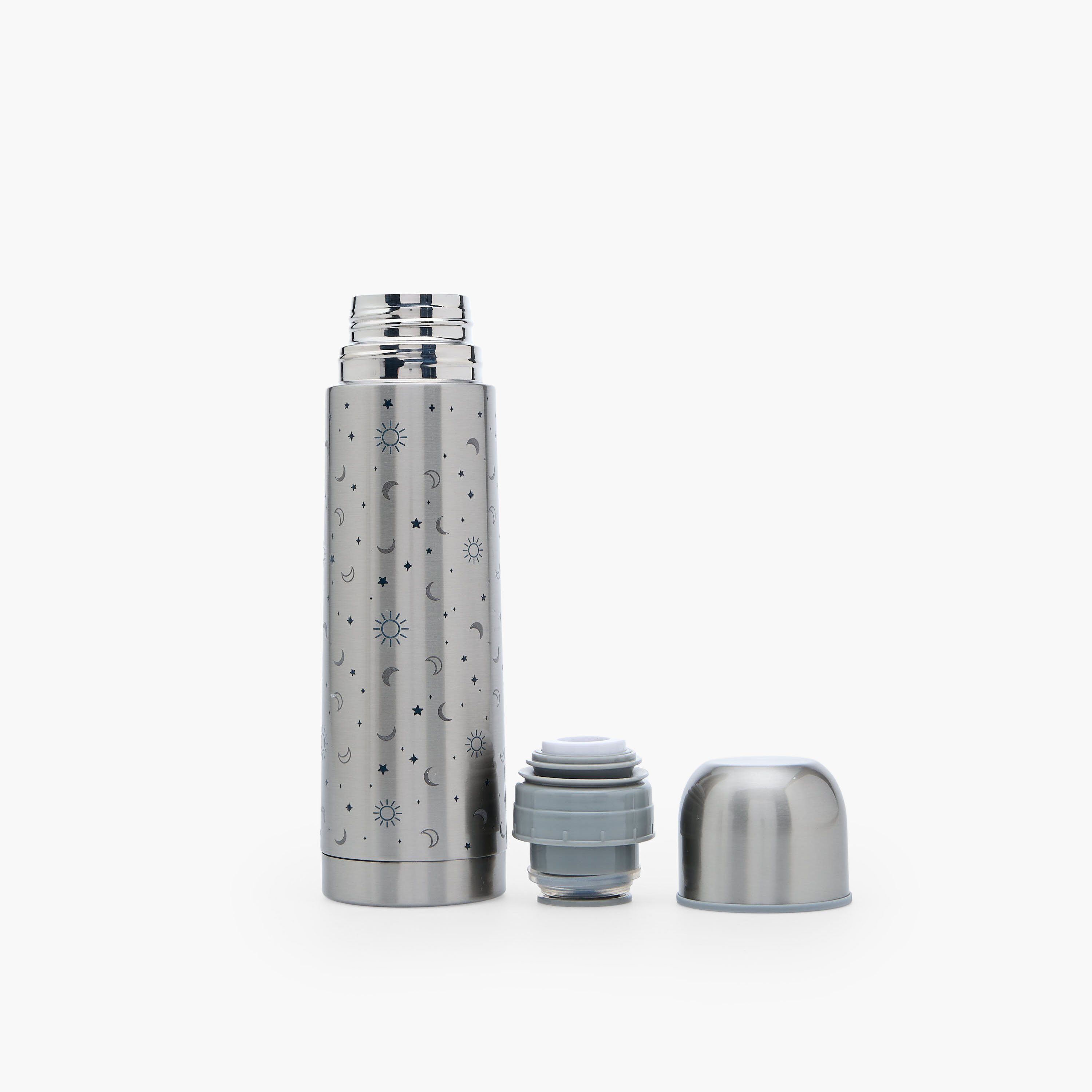 Juniors Celestial Print Stainless Steel Water Bottle with Wide Mouth and Vacuum Insulation - 500 ml-baby-feeding-mealtimeessentials-image-9
